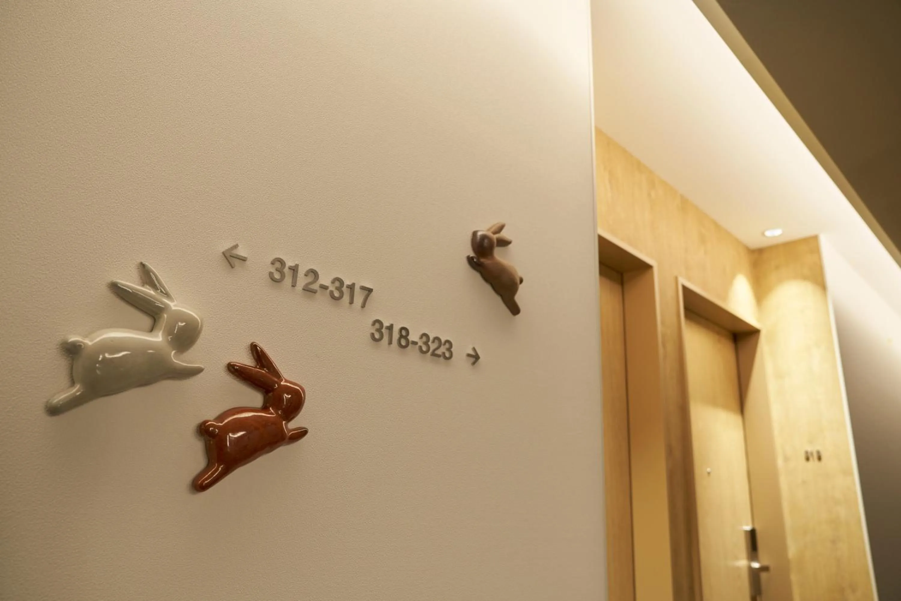 Decorative detail in CROSS Life Hakata Yanagibashi