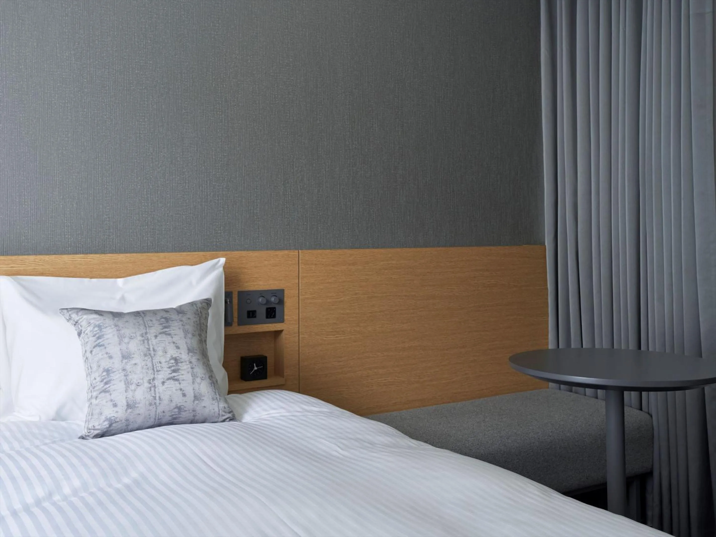 Photo of the whole room, Bed in CROSS Life Hakata Yanagibashi