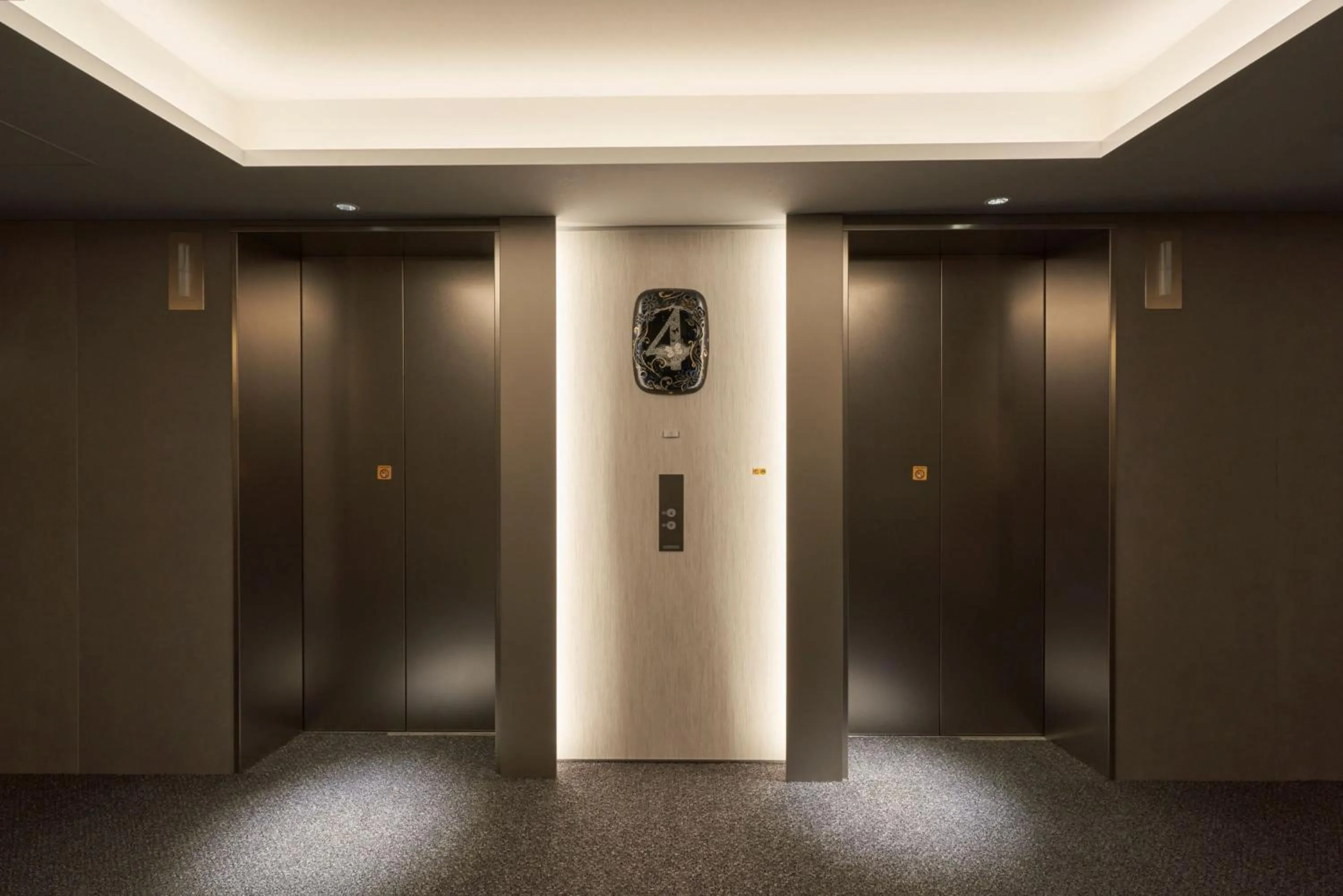 Decorative detail in CROSS Life Hakata Yanagibashi