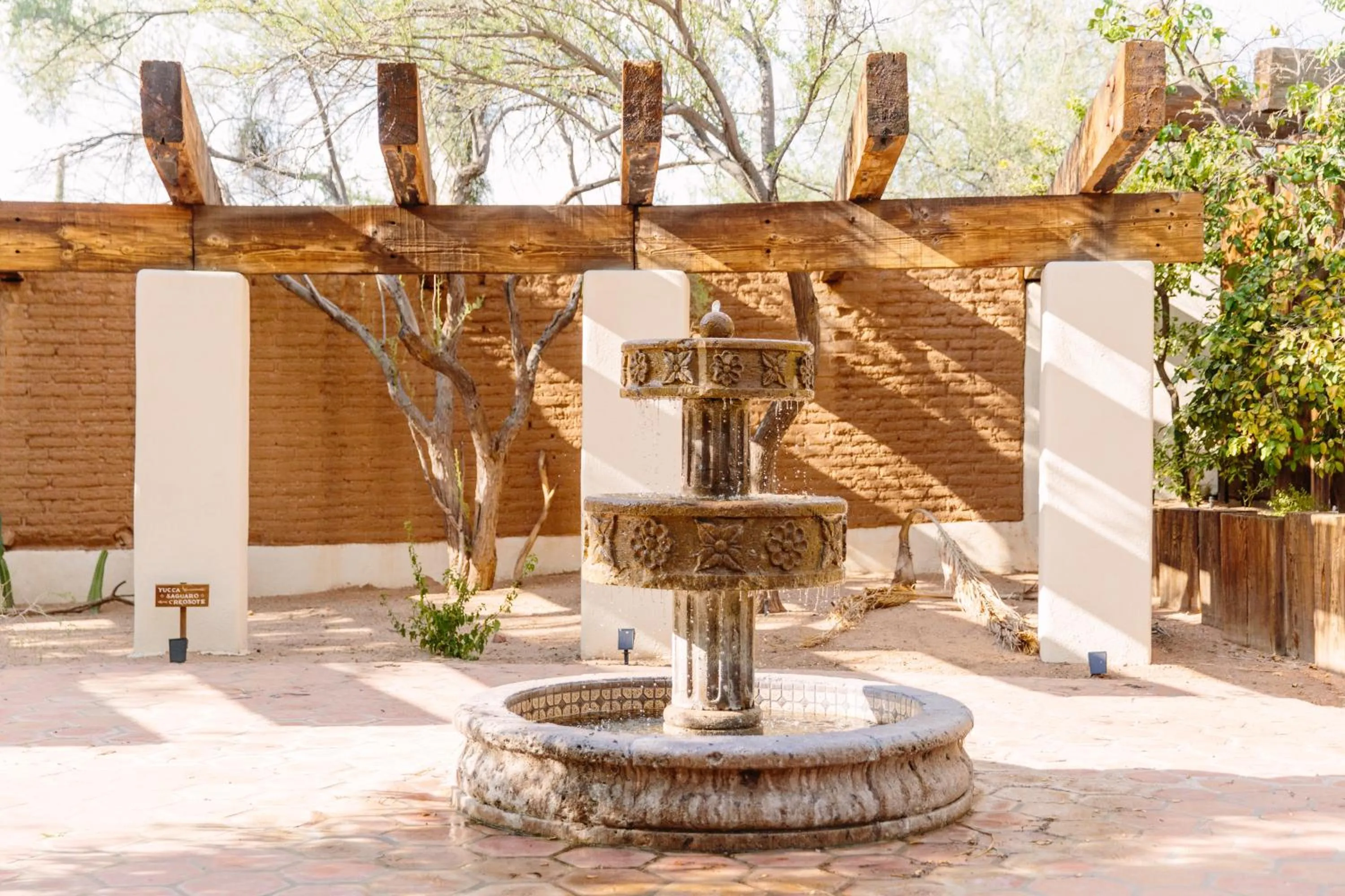 Inner courtyard view in The JTH Tucson