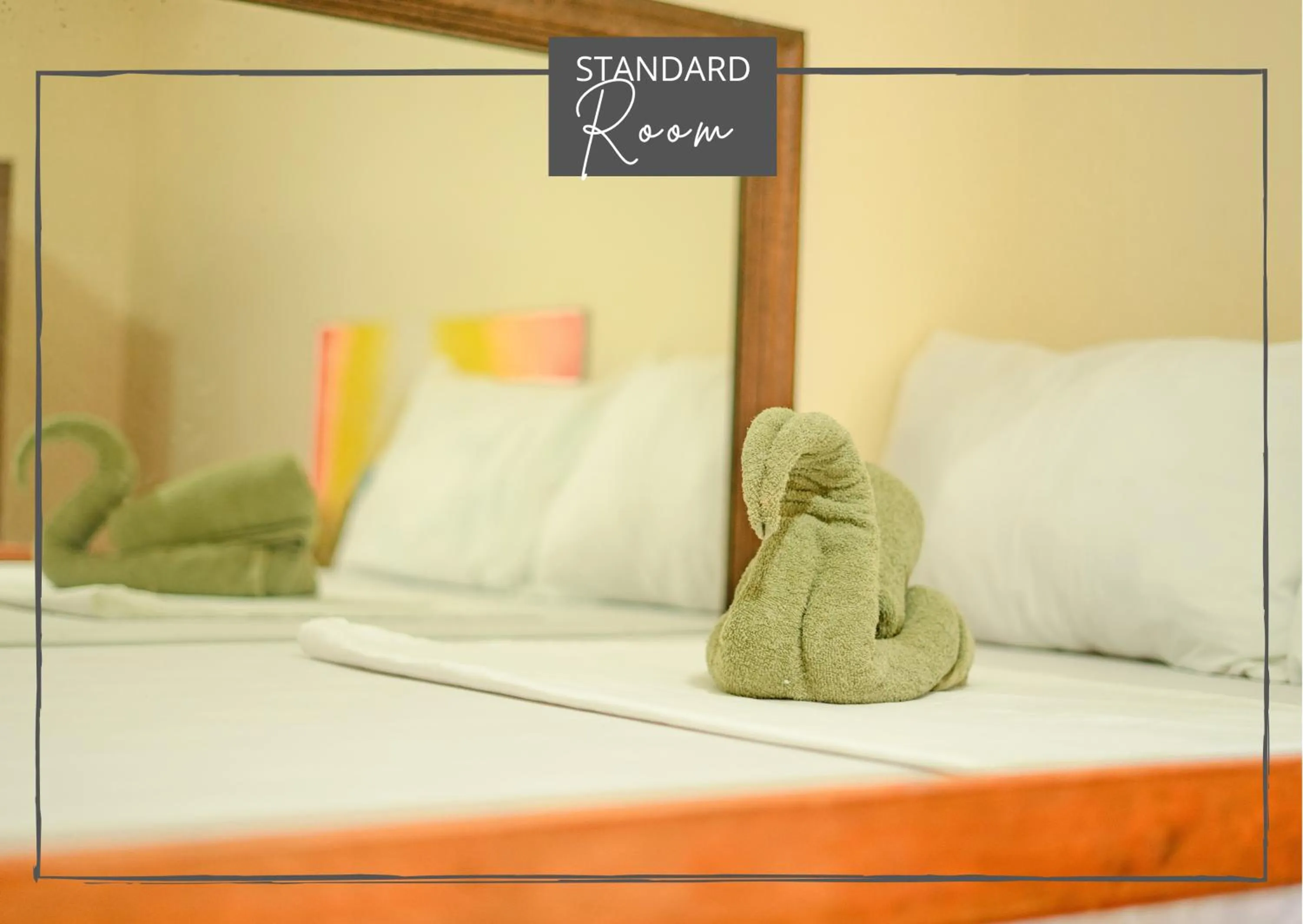 Bed in The Palms Resort & Bar