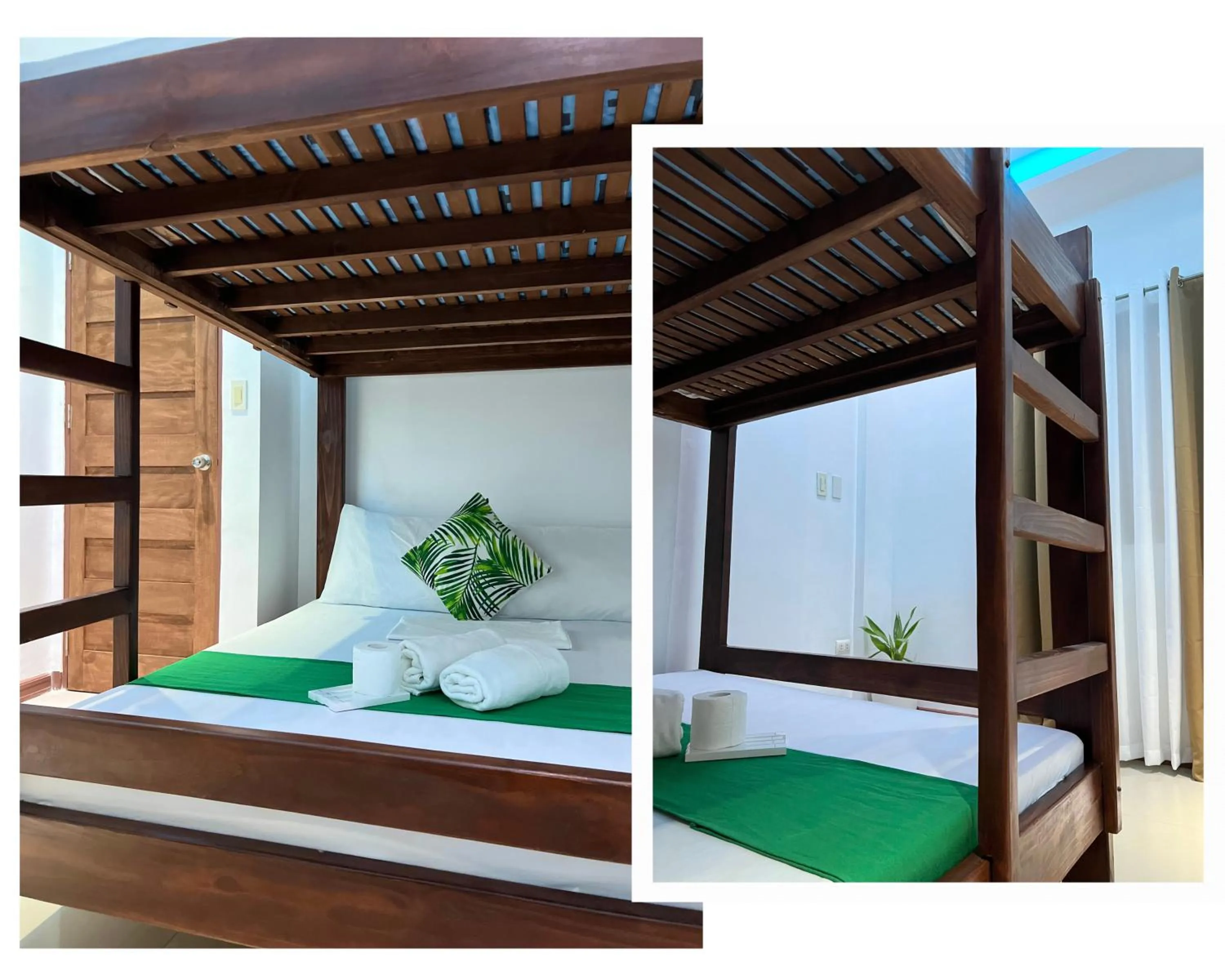 Bed in The Palms Resort & Bar