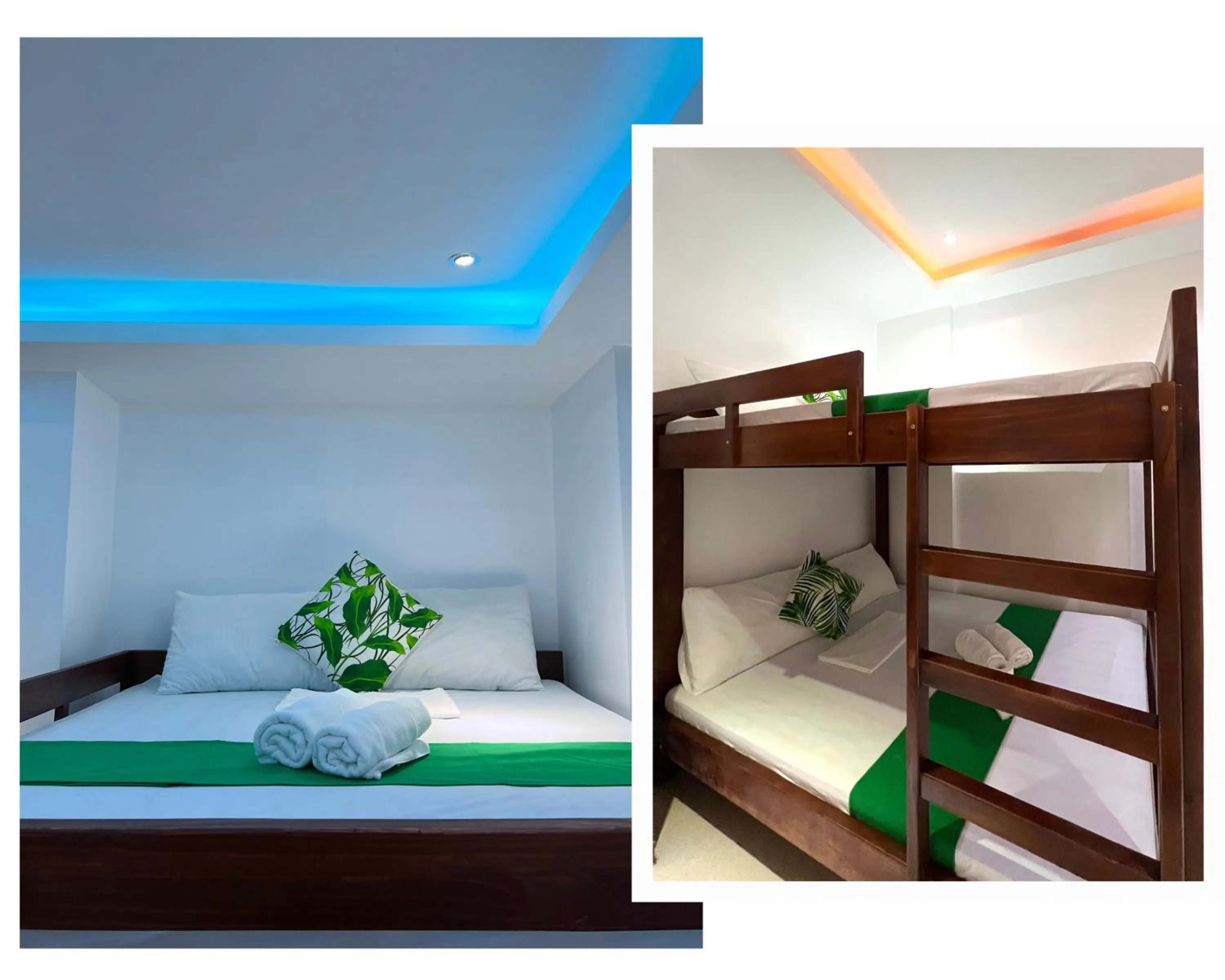 Bed in The Palms Resort & Bar