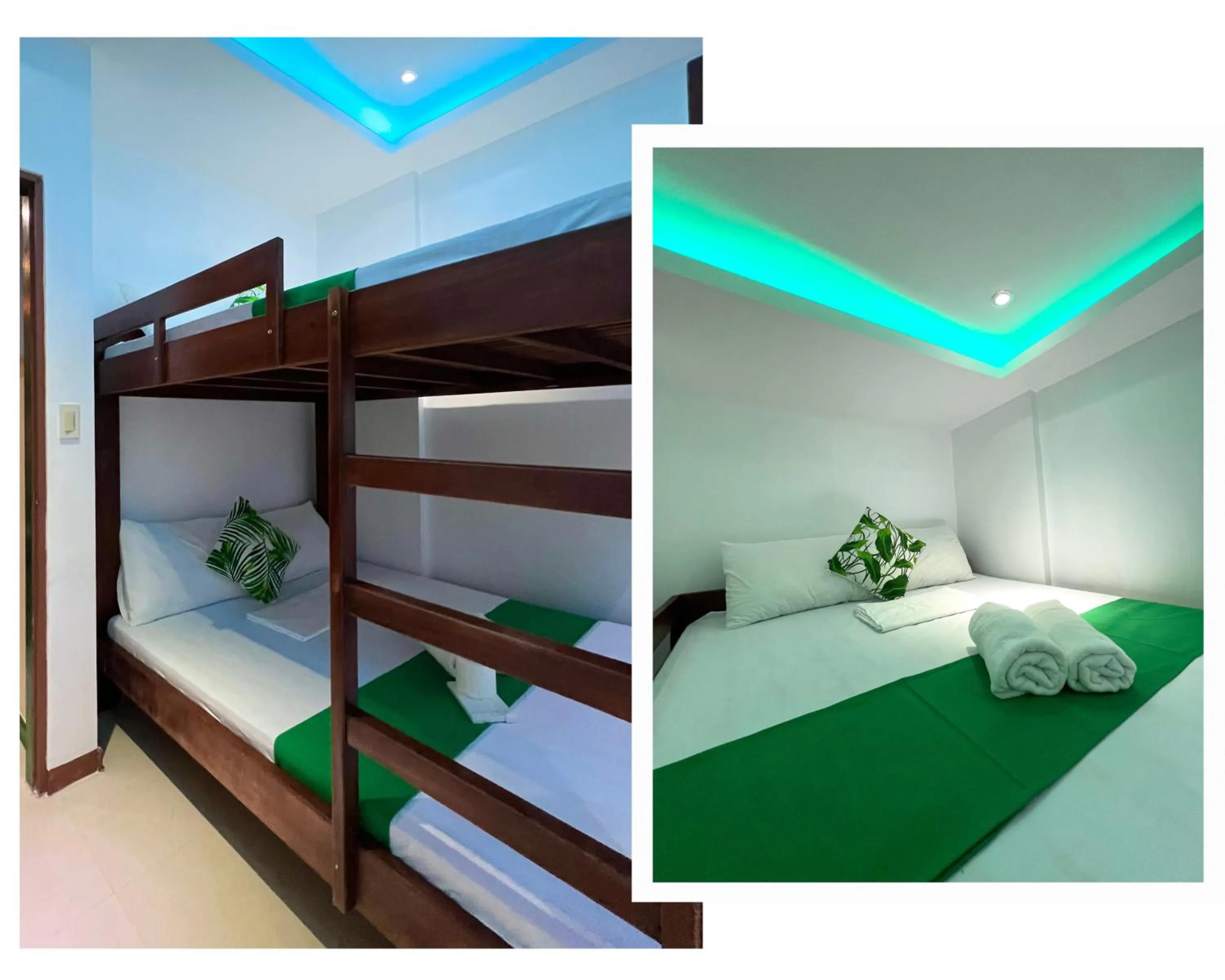 Bed in The Palms Resort & Bar