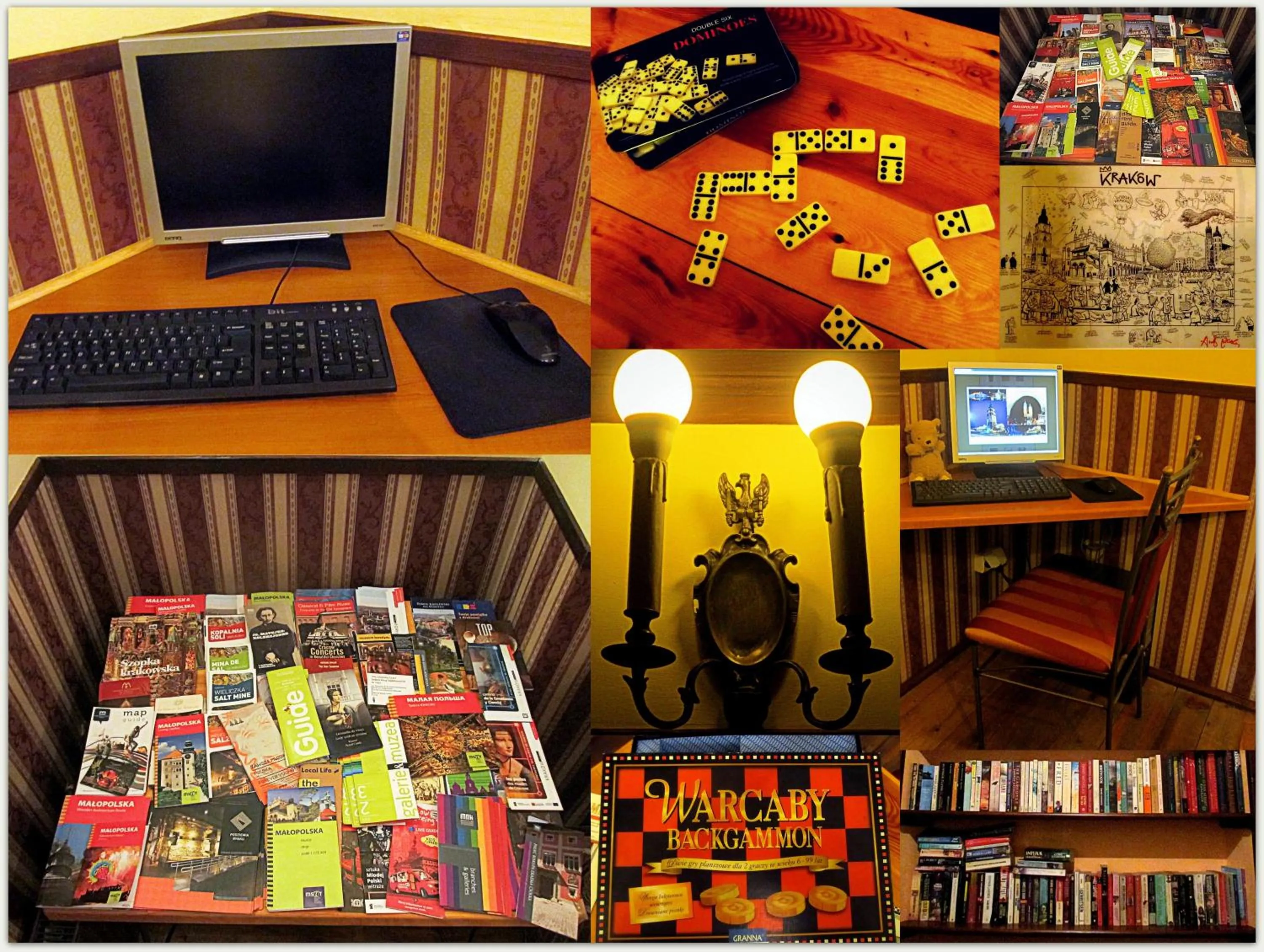 Library in Globtroter Guest House