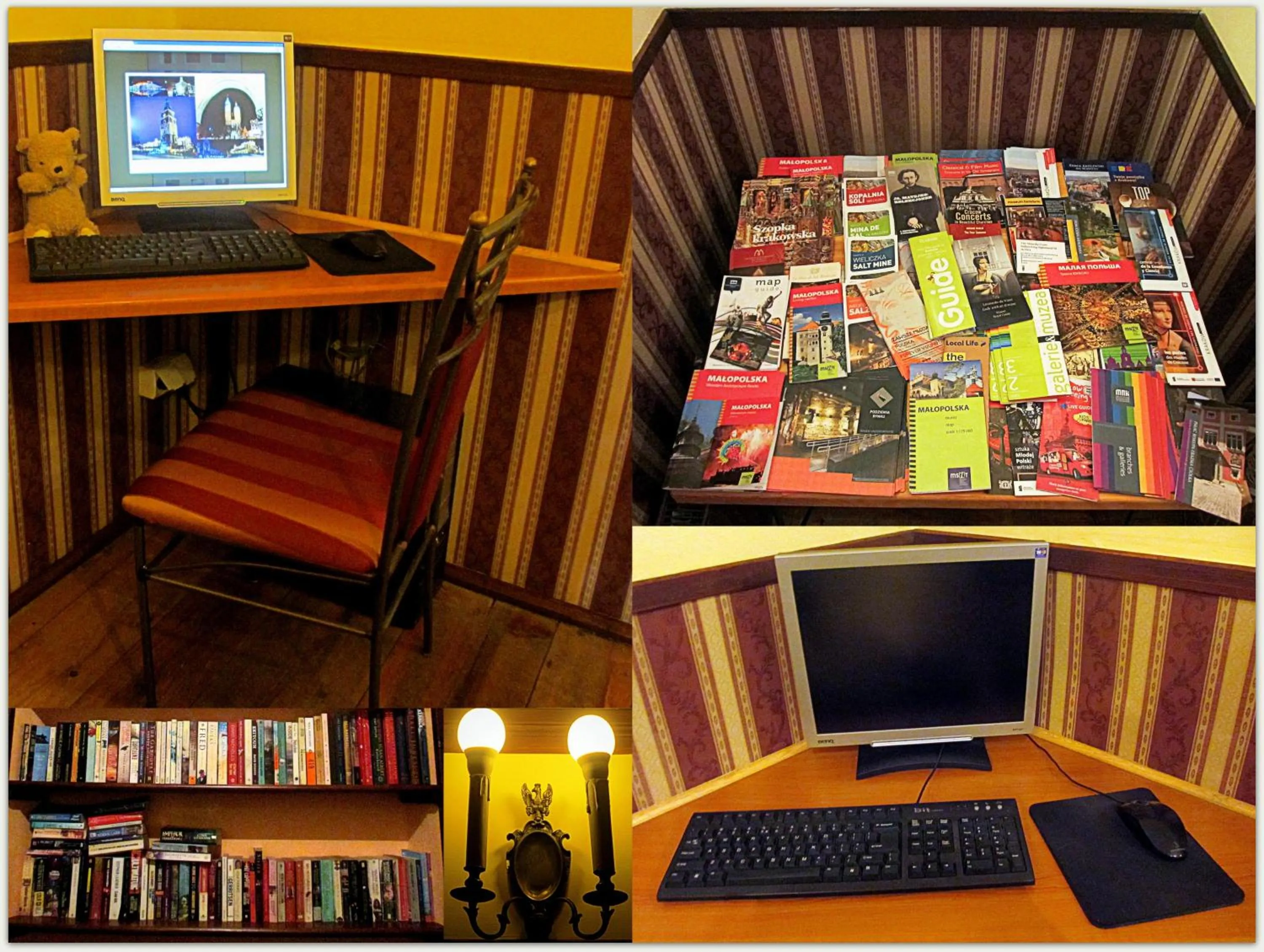 Library in Globtroter Guest House