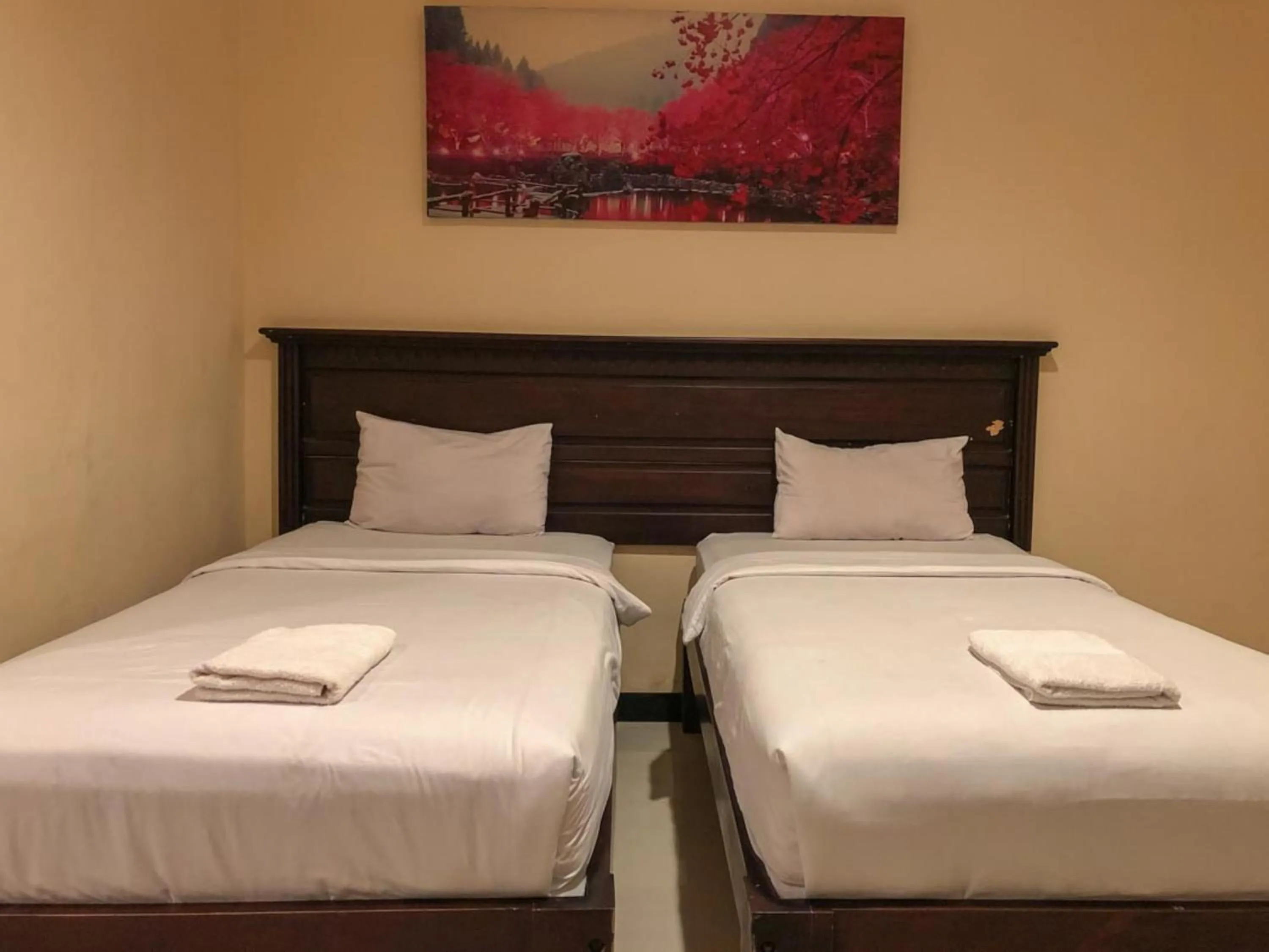 Bed in Hotel D'Mario Palopo