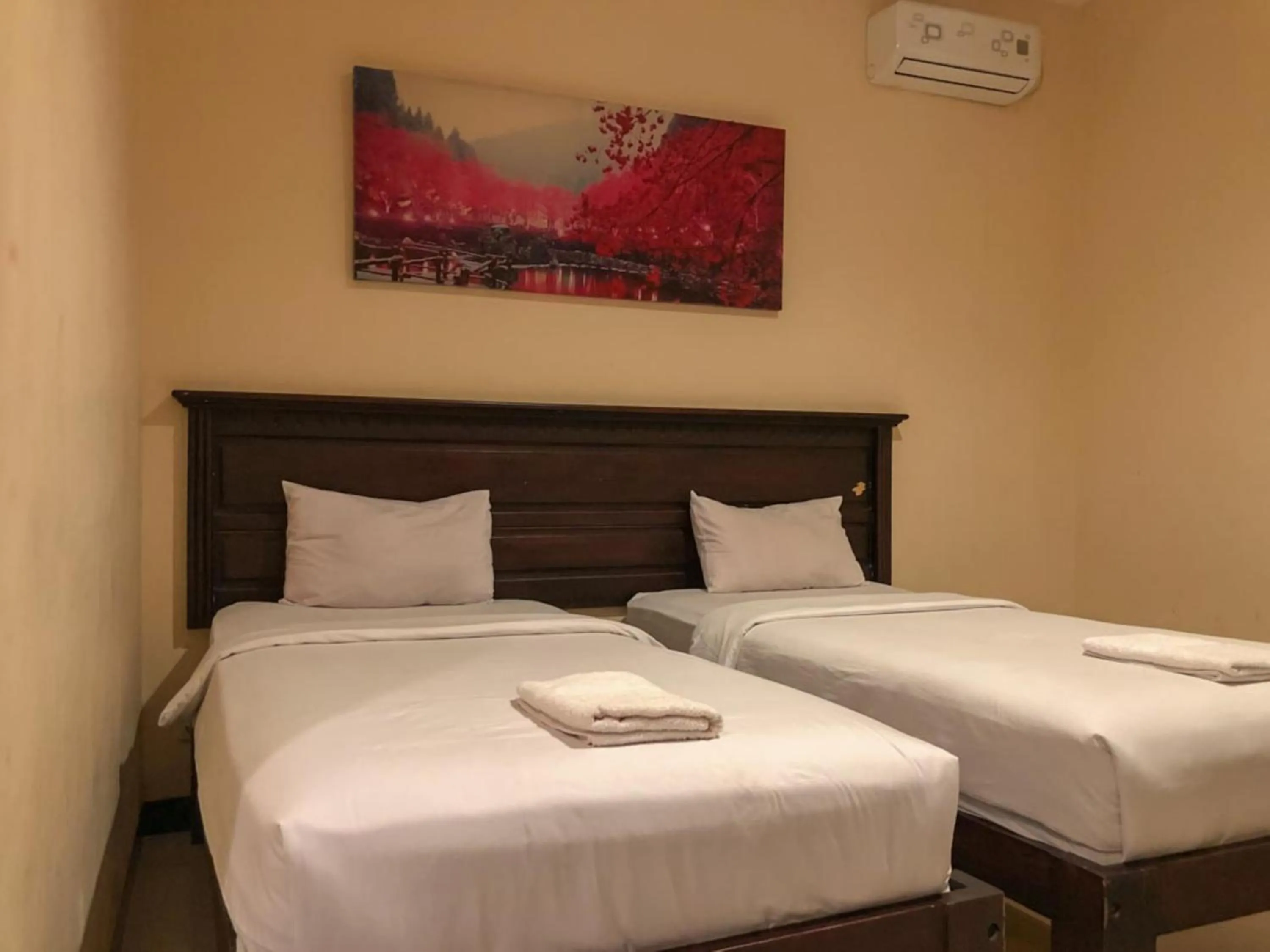 Bed in Hotel D'Mario Palopo