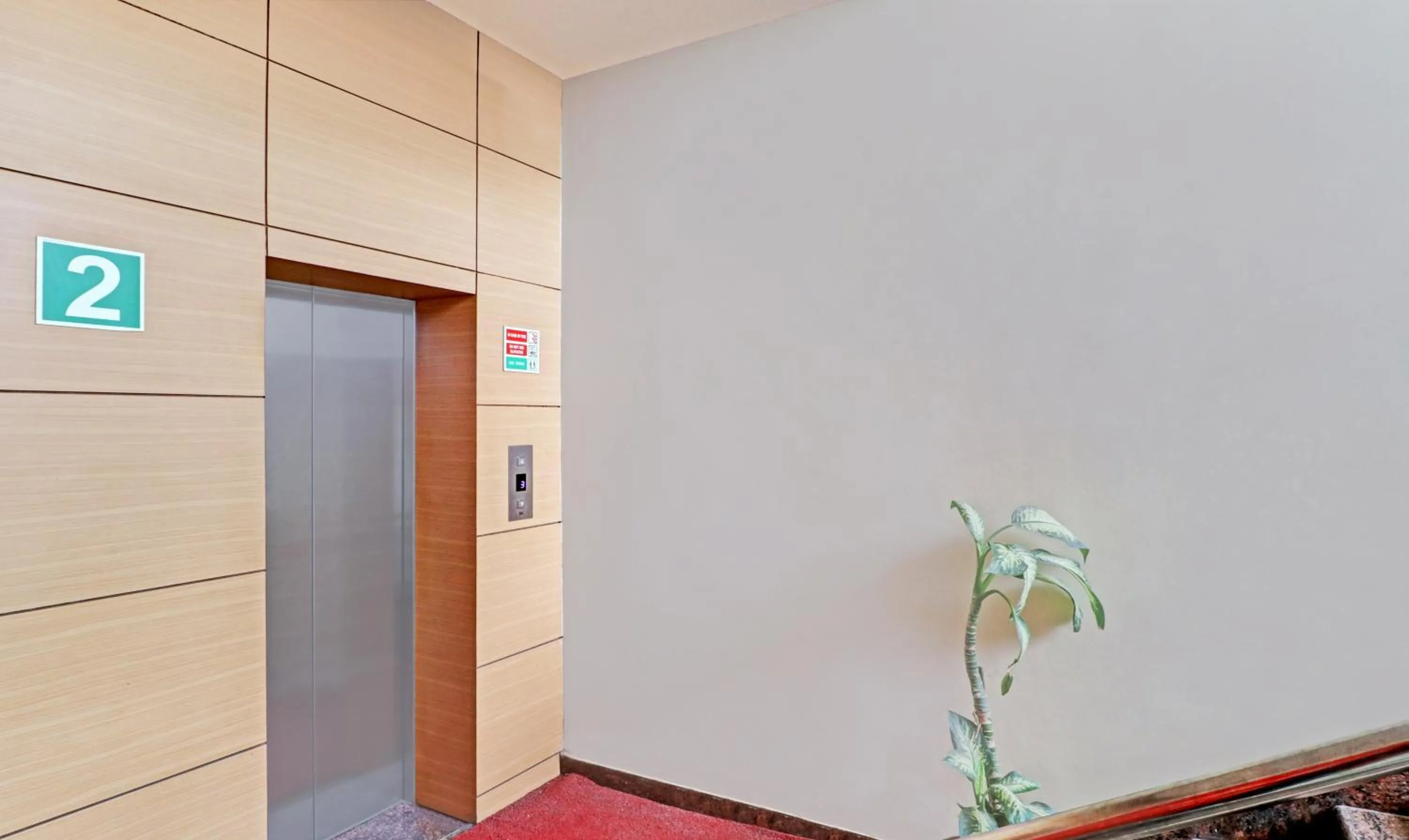 elevator in Treebo Galaxy Rooms