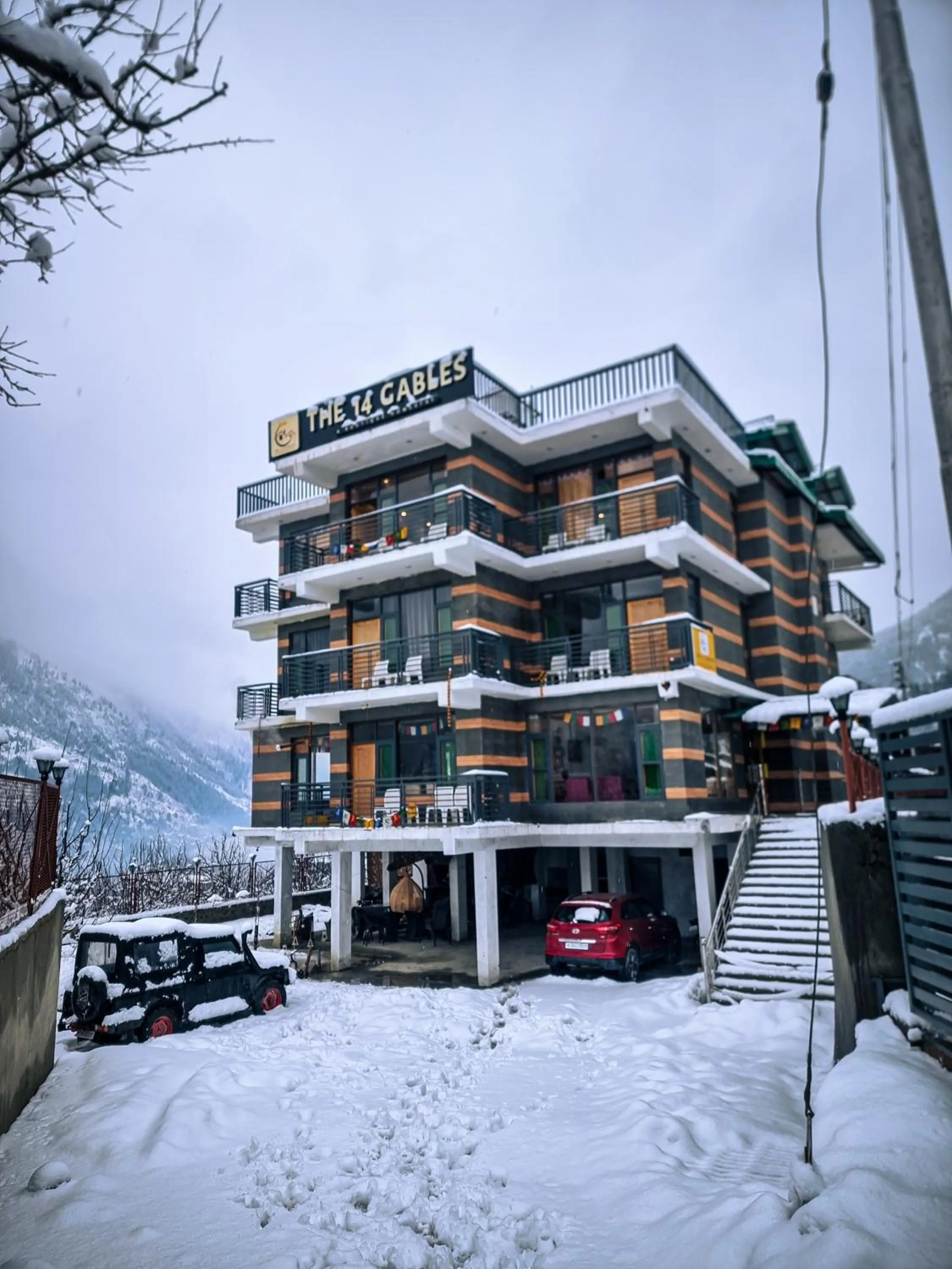 Property building in The 14 Gables, A Boutique Stay, Manali - Pet Friendly Hotel - Crown Palace