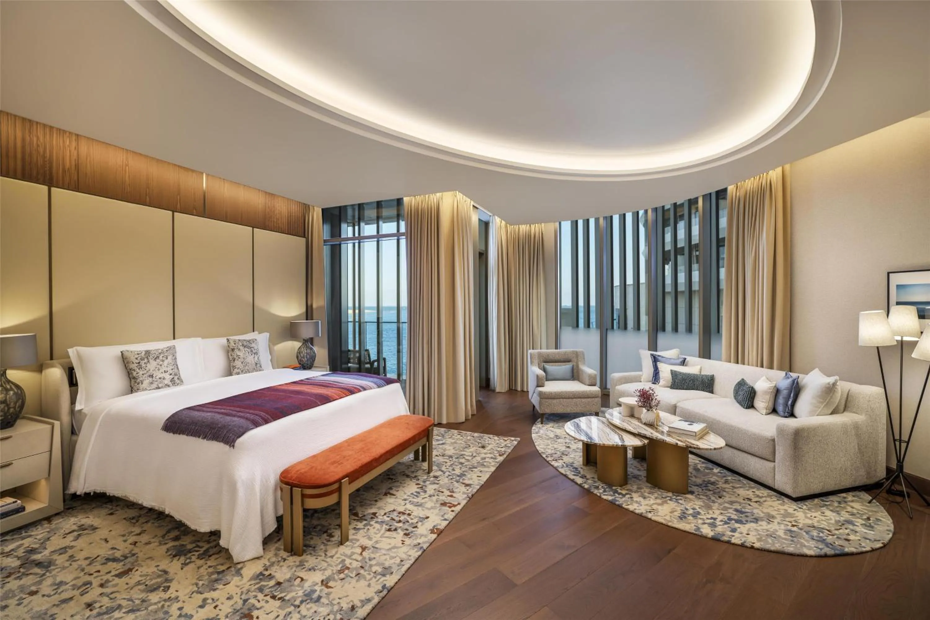 Bed in Waldorf Astoria Doha Lusail