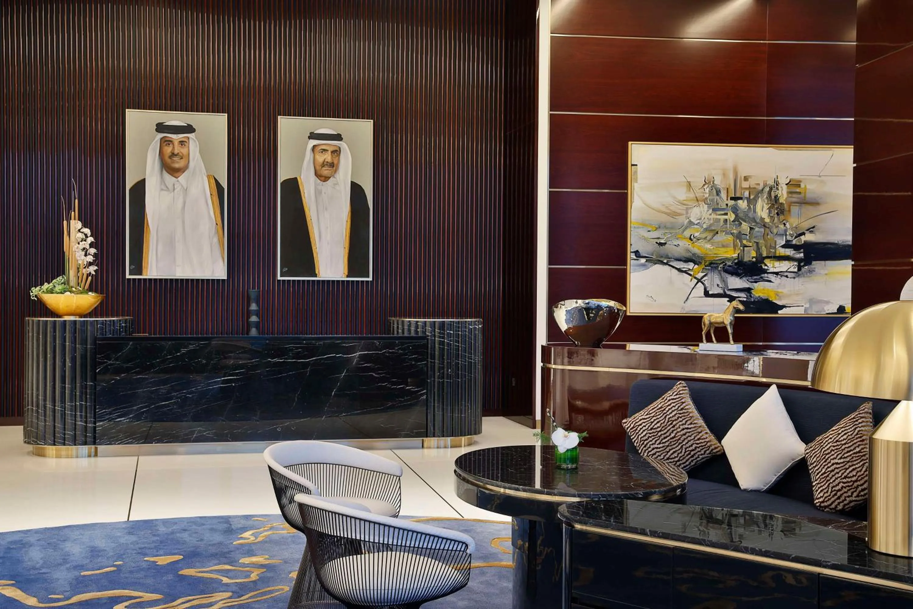 Lobby or reception in Waldorf Astoria Doha Lusail