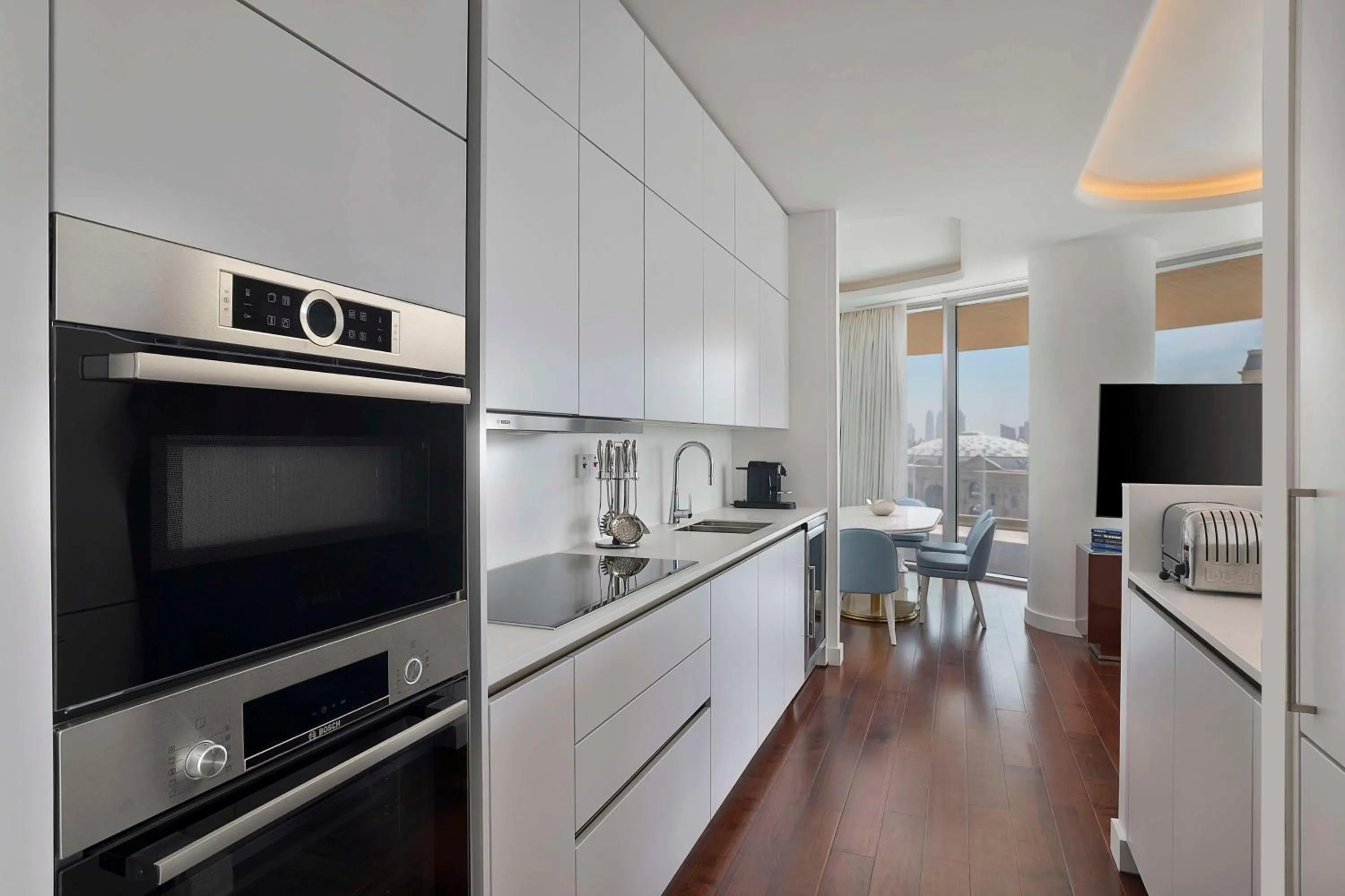 Kitchen or kitchenette in Waldorf Astoria Doha Lusail