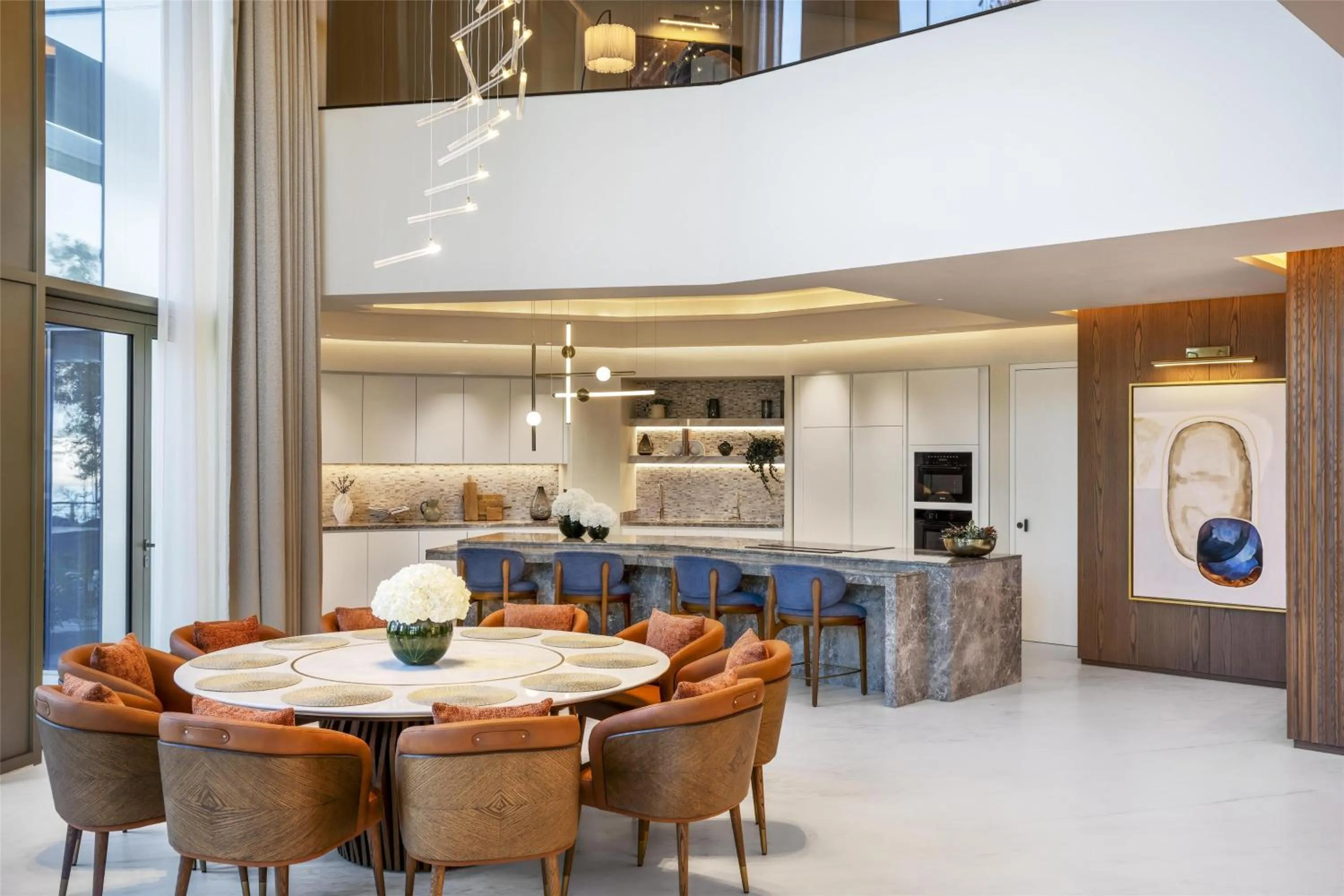 Kitchen or kitchenette in Waldorf Astoria Doha Lusail