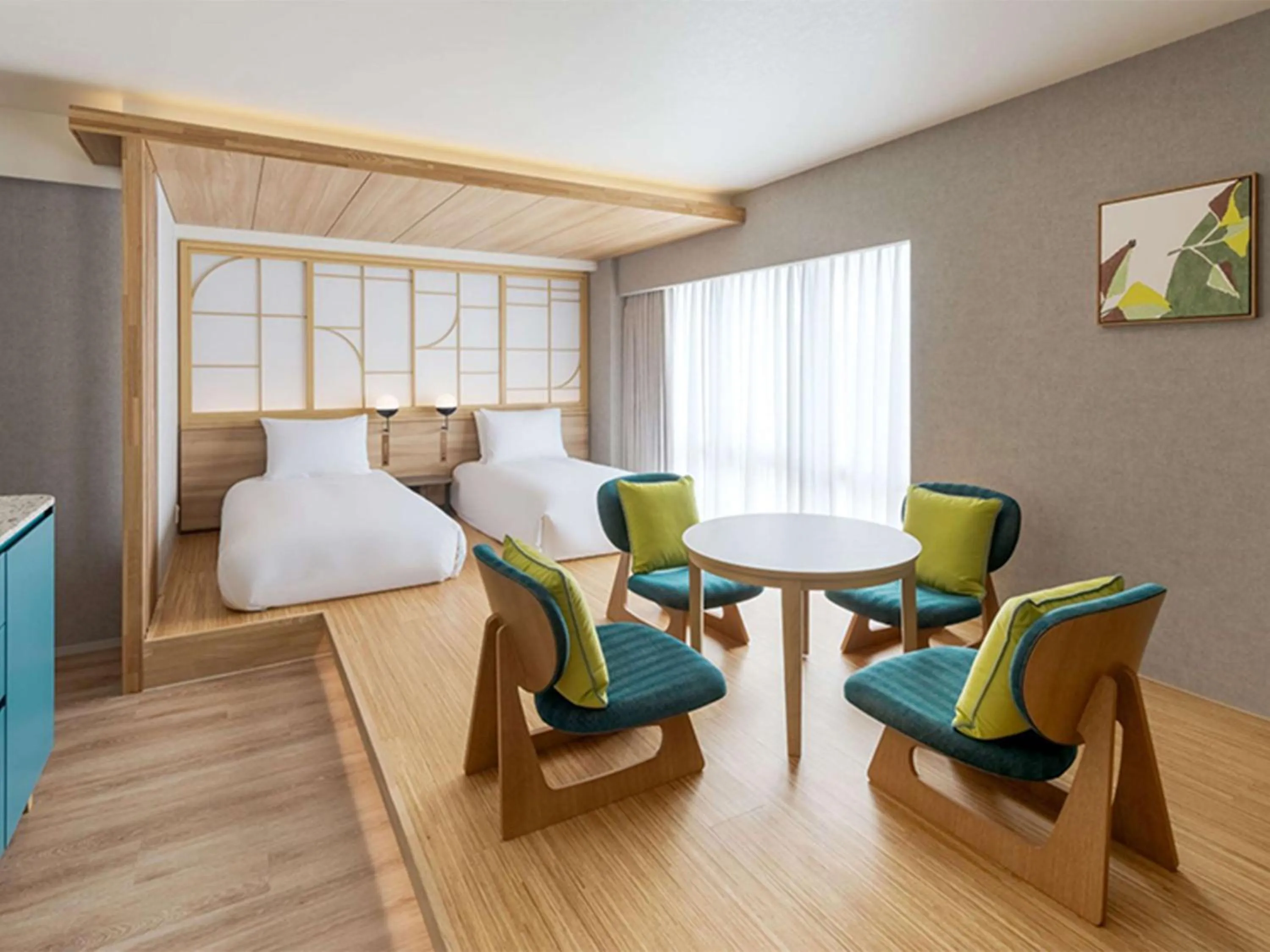 Bed in Hilton Garden Inn Kyoto Shijo Karasuma