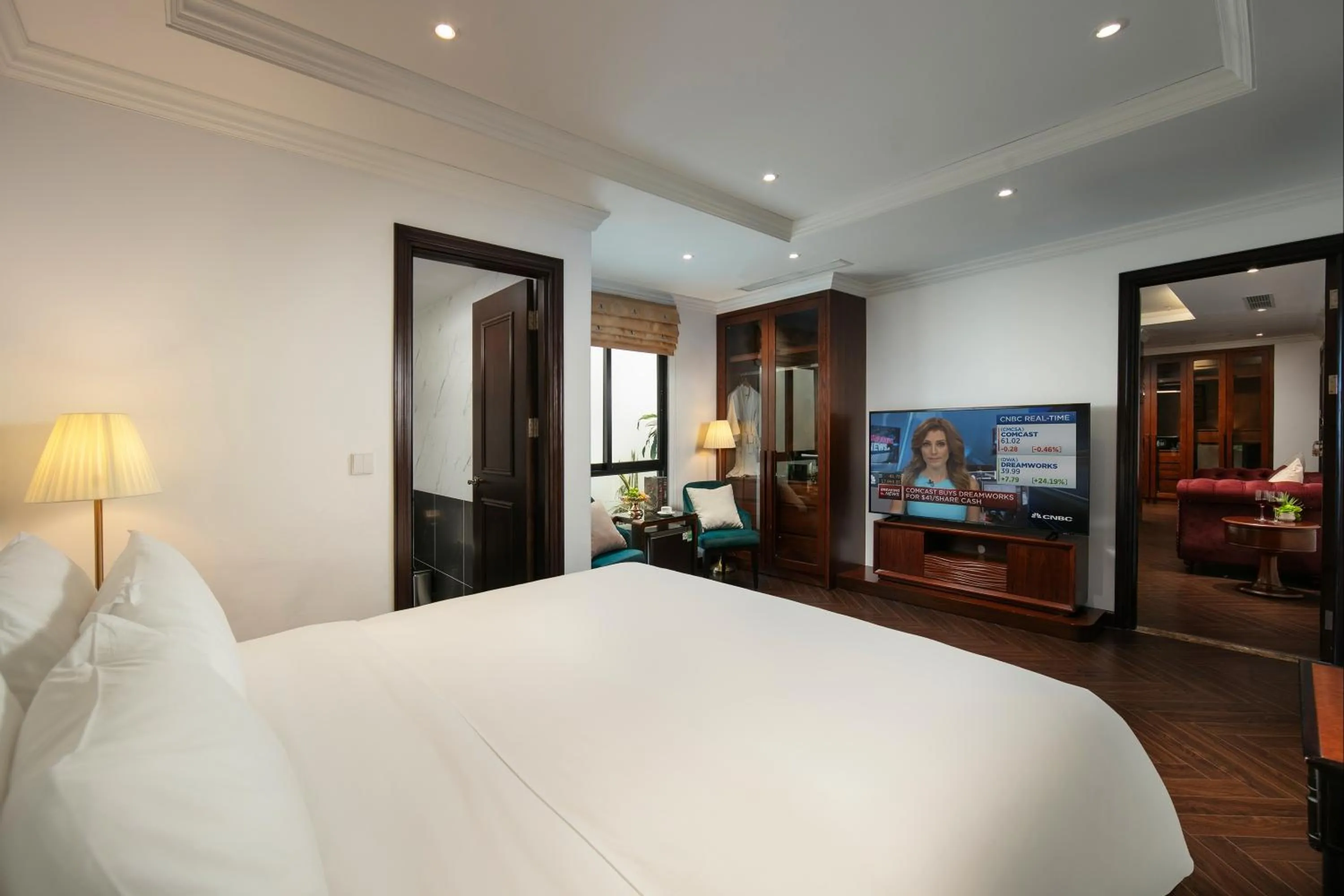 Photo of the whole room, Bed in HOTEL De SOURIANT Premium Hanoi