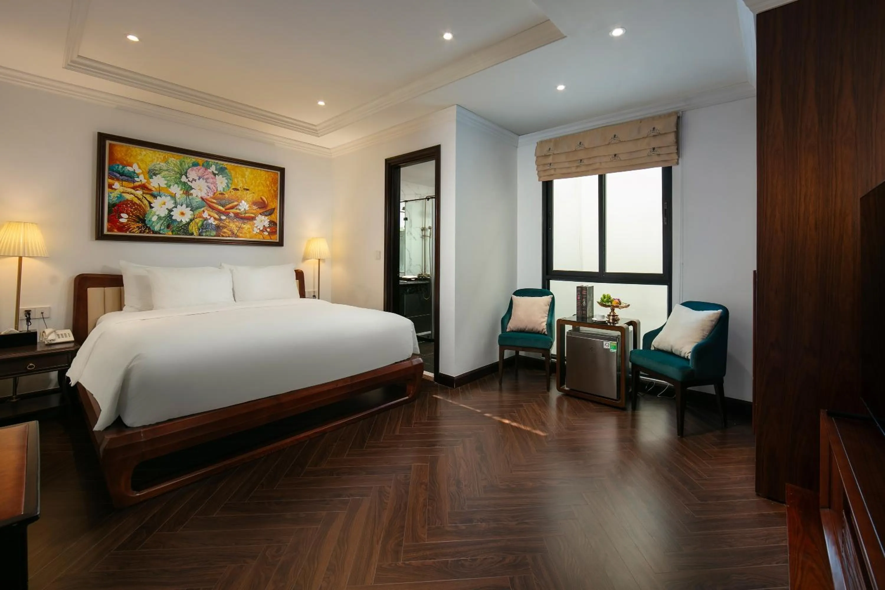 Photo of the whole room, Bed in HOTEL De SOURIANT Premium Hanoi
