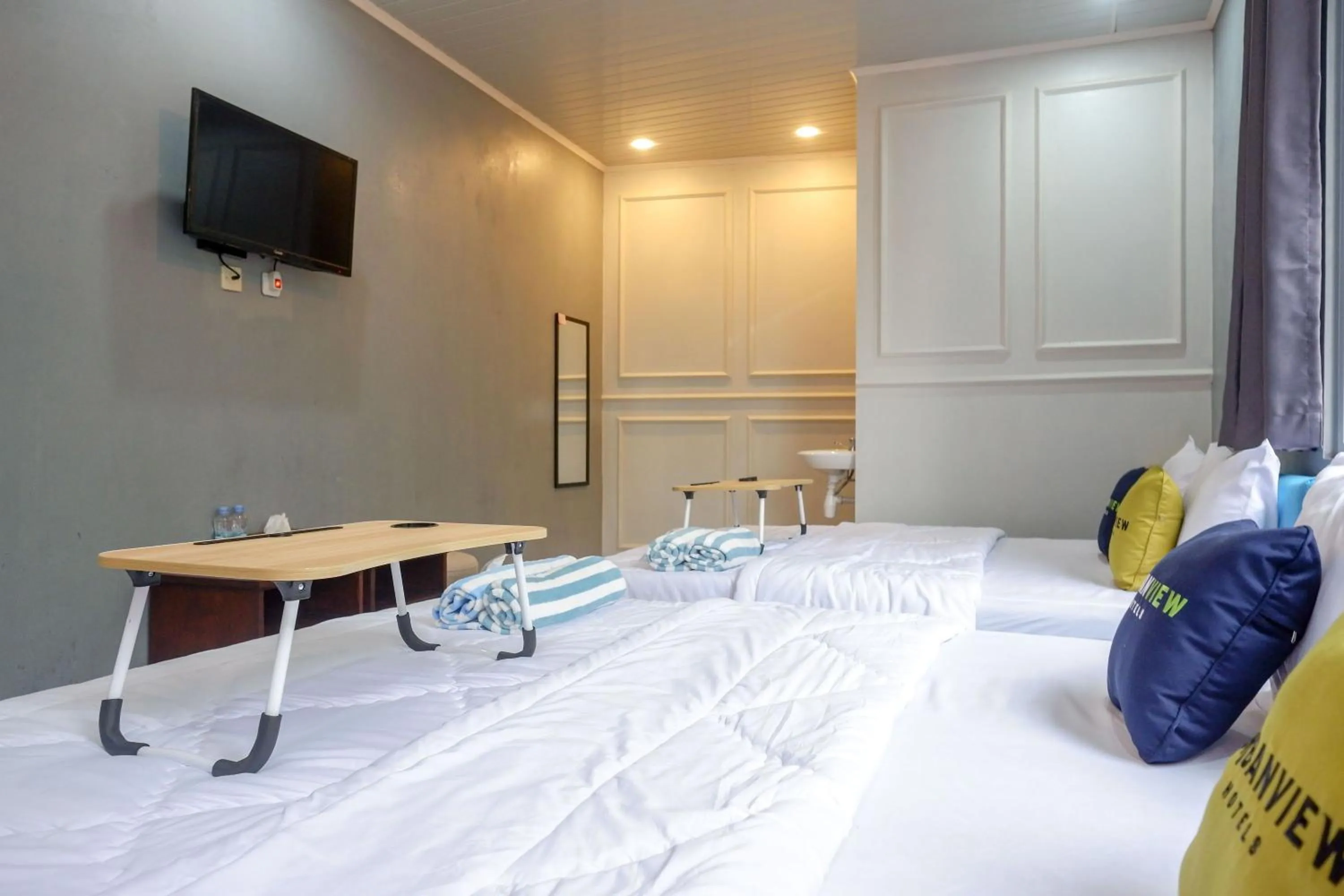 Bedroom, Bed in Urbanview Hotel Umbrella Dieng by RedDoorz