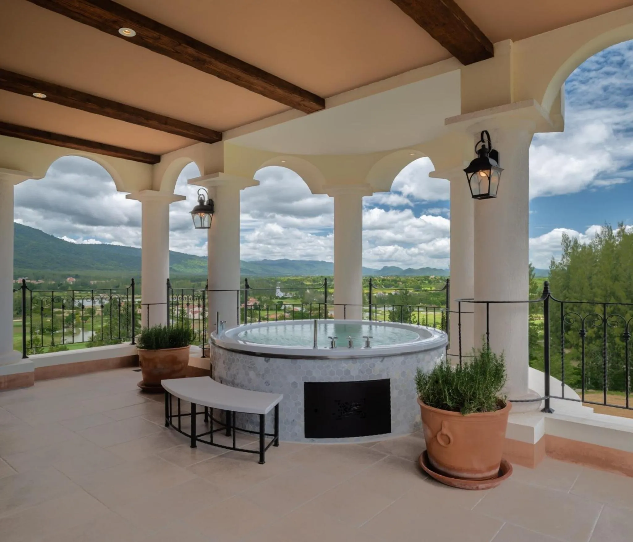 Balcony/Terrace in Toscana Valley Castello Della Valle