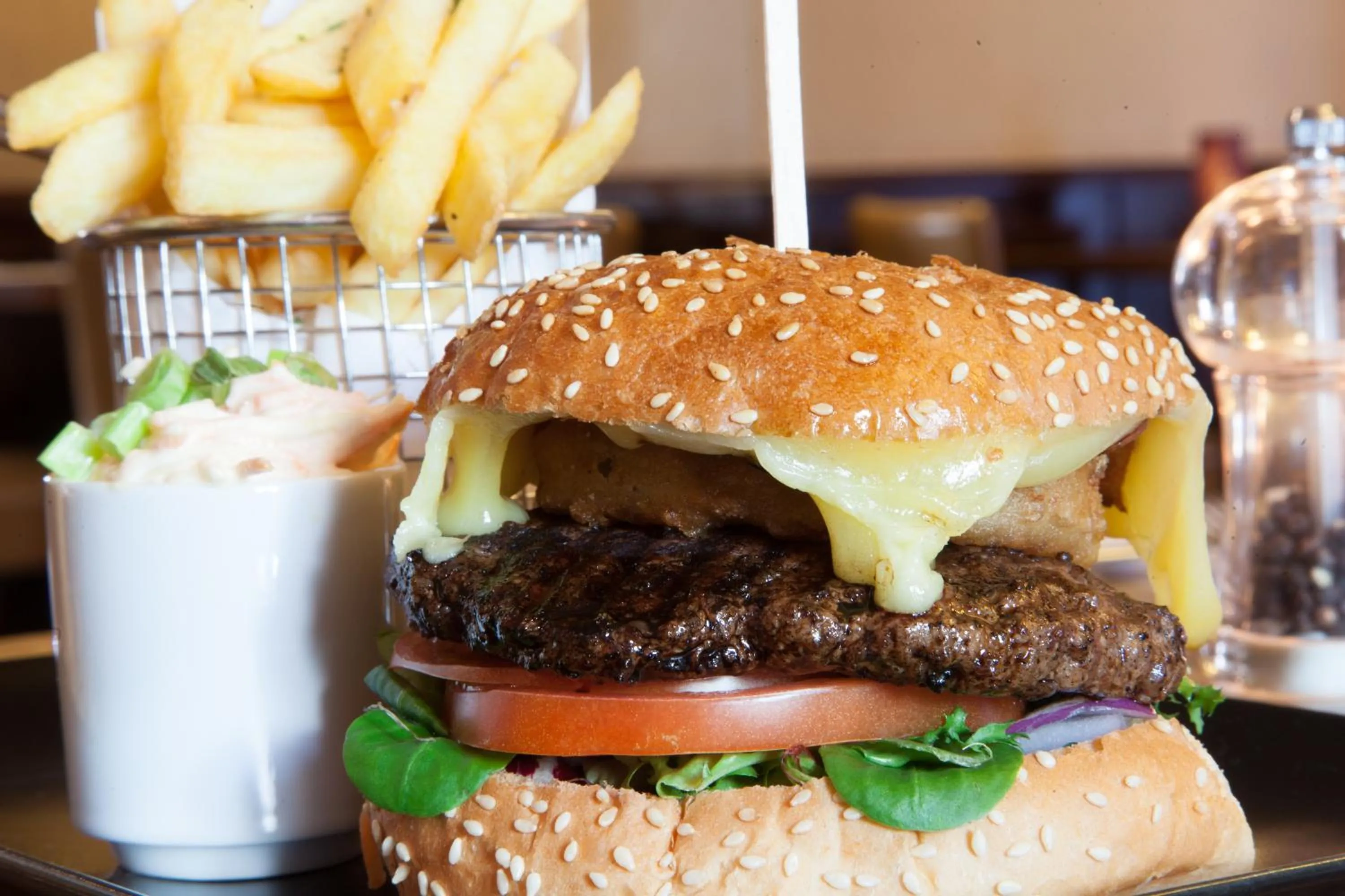 Food close-up in The Salmon Inn