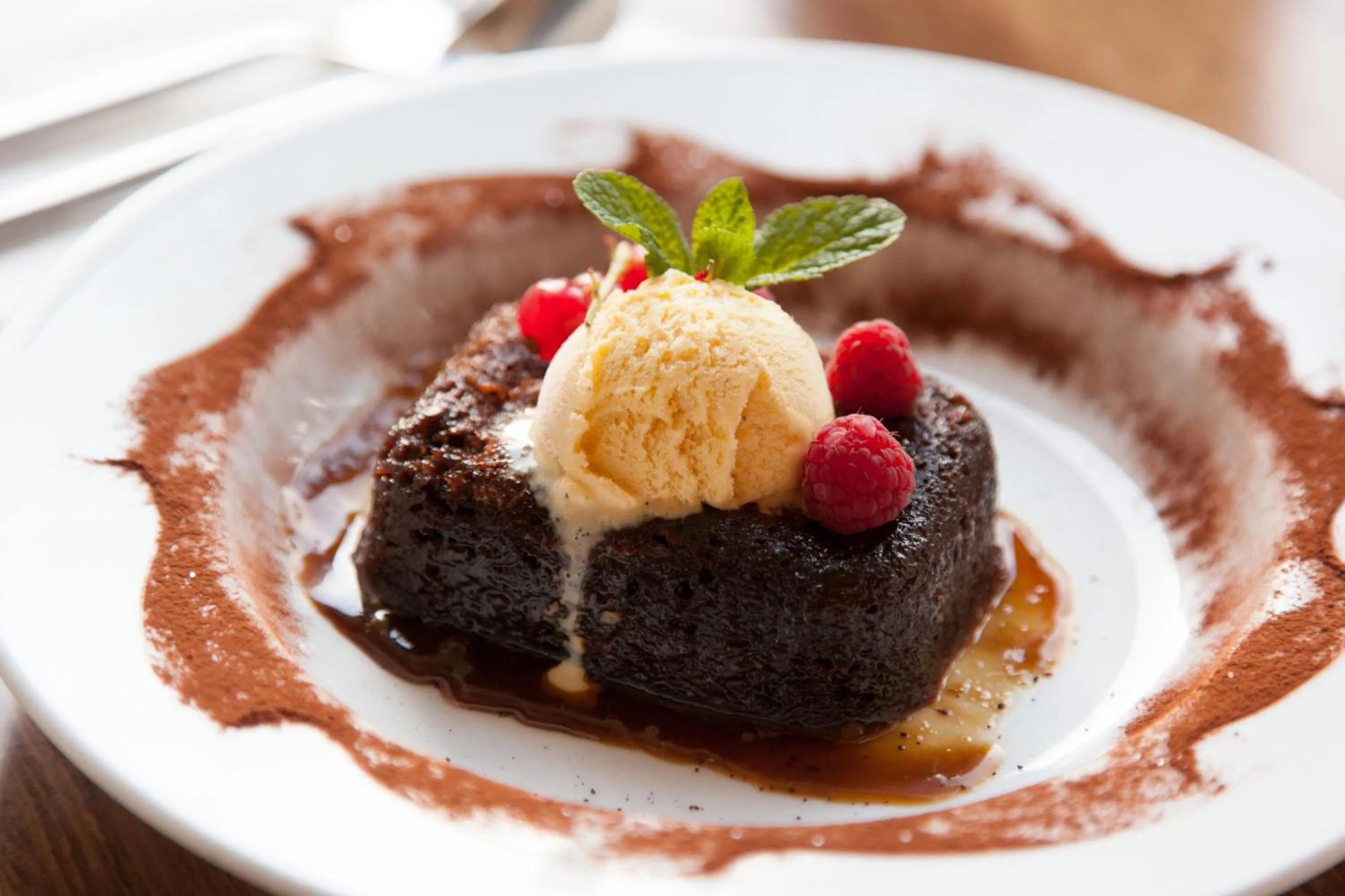 Food close-up in The Salmon Inn