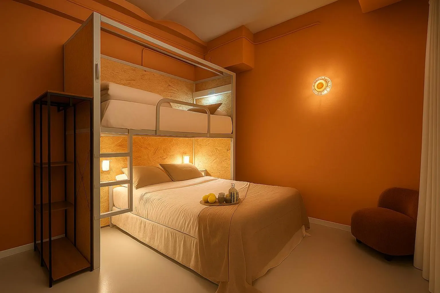 Bed in The Loft House Barcelona