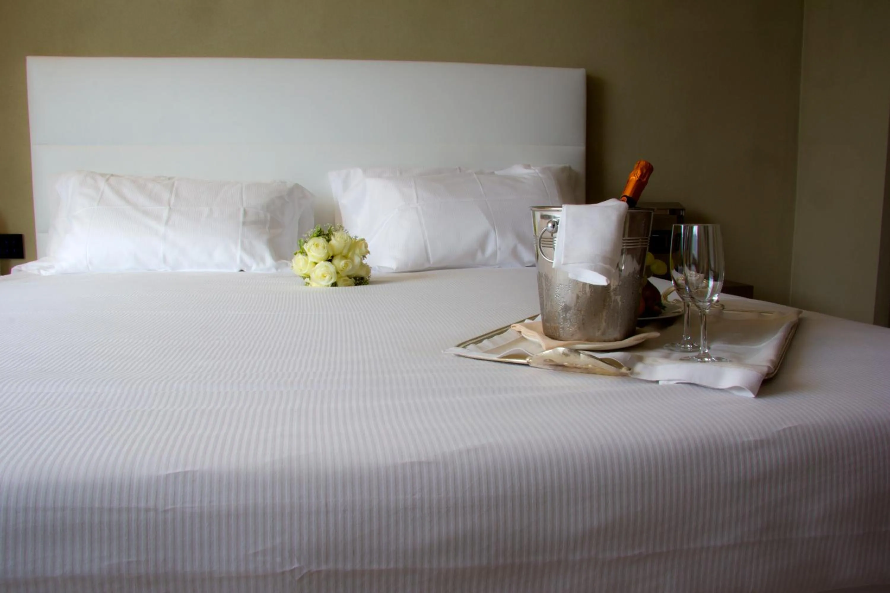 Bed in Hotel San Rocco