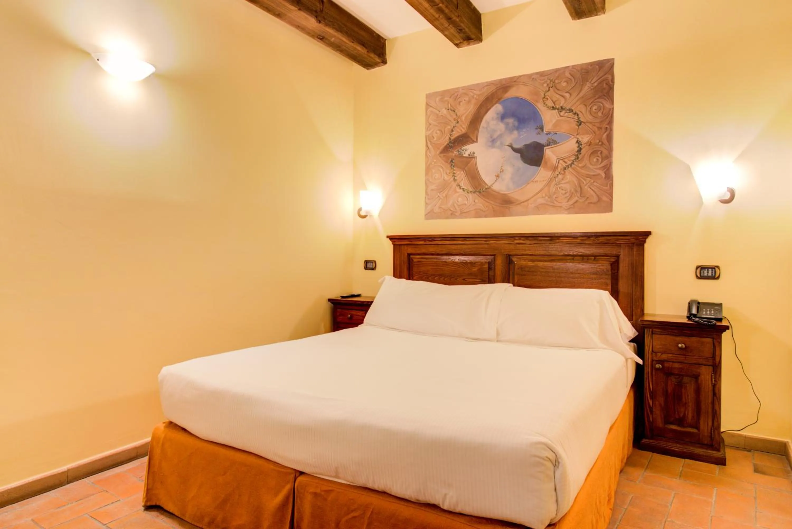Bedroom, Bed in Oste del Castello Wellness & Bike Hotel
