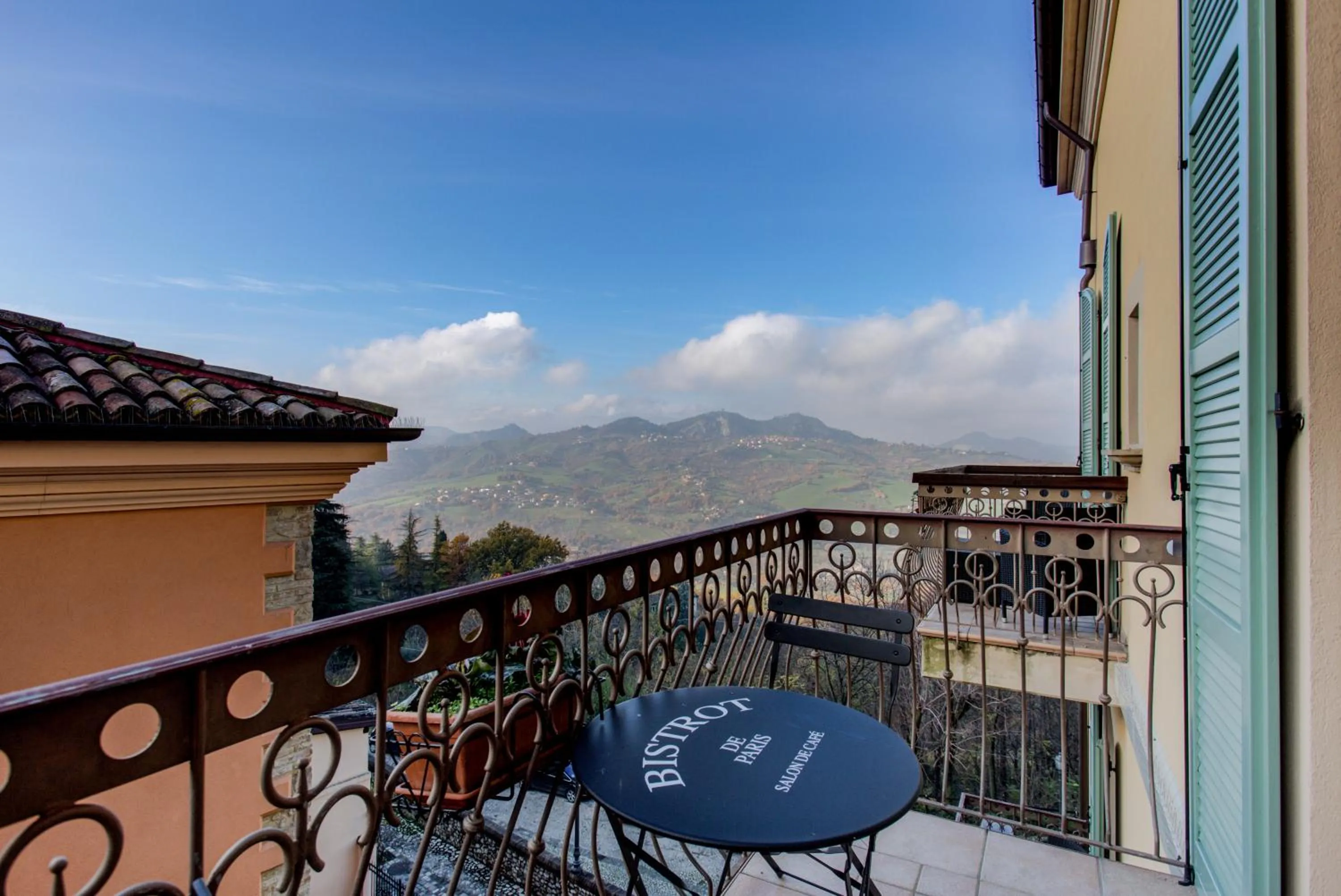 Balcony/Terrace in Oste del Castello Wellness & Bike Hotel