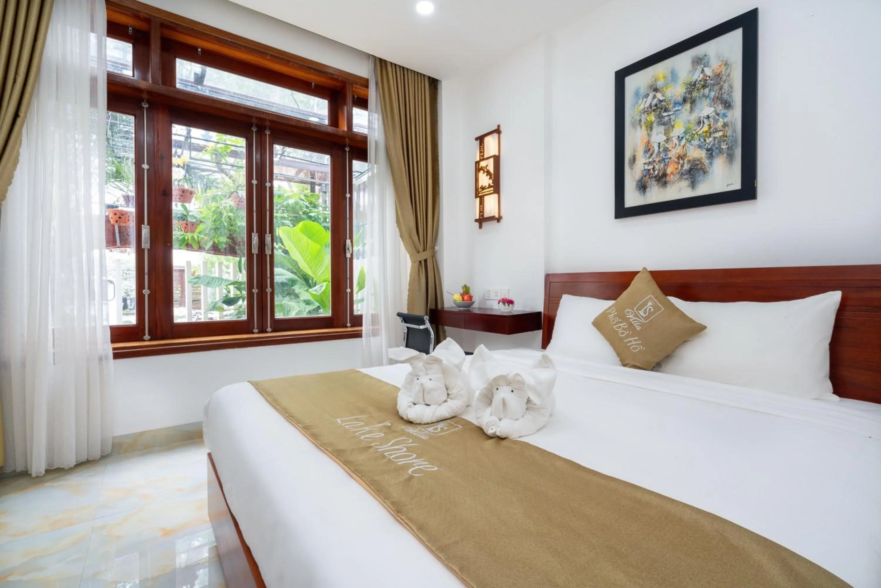 Bedroom, Bed in Villa Lake Shore Hoi An