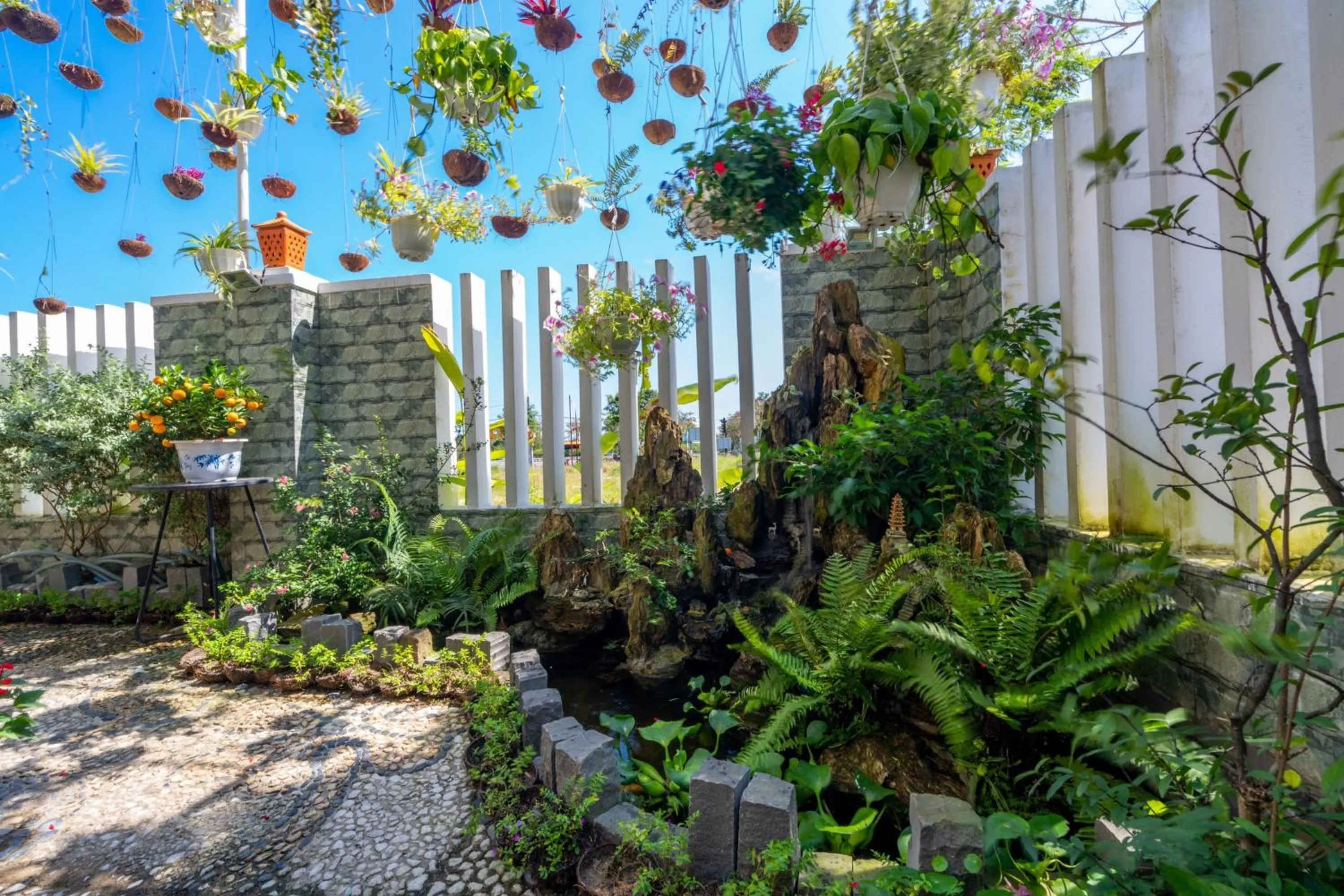 Garden view in Villa Lake Shore Hoi An