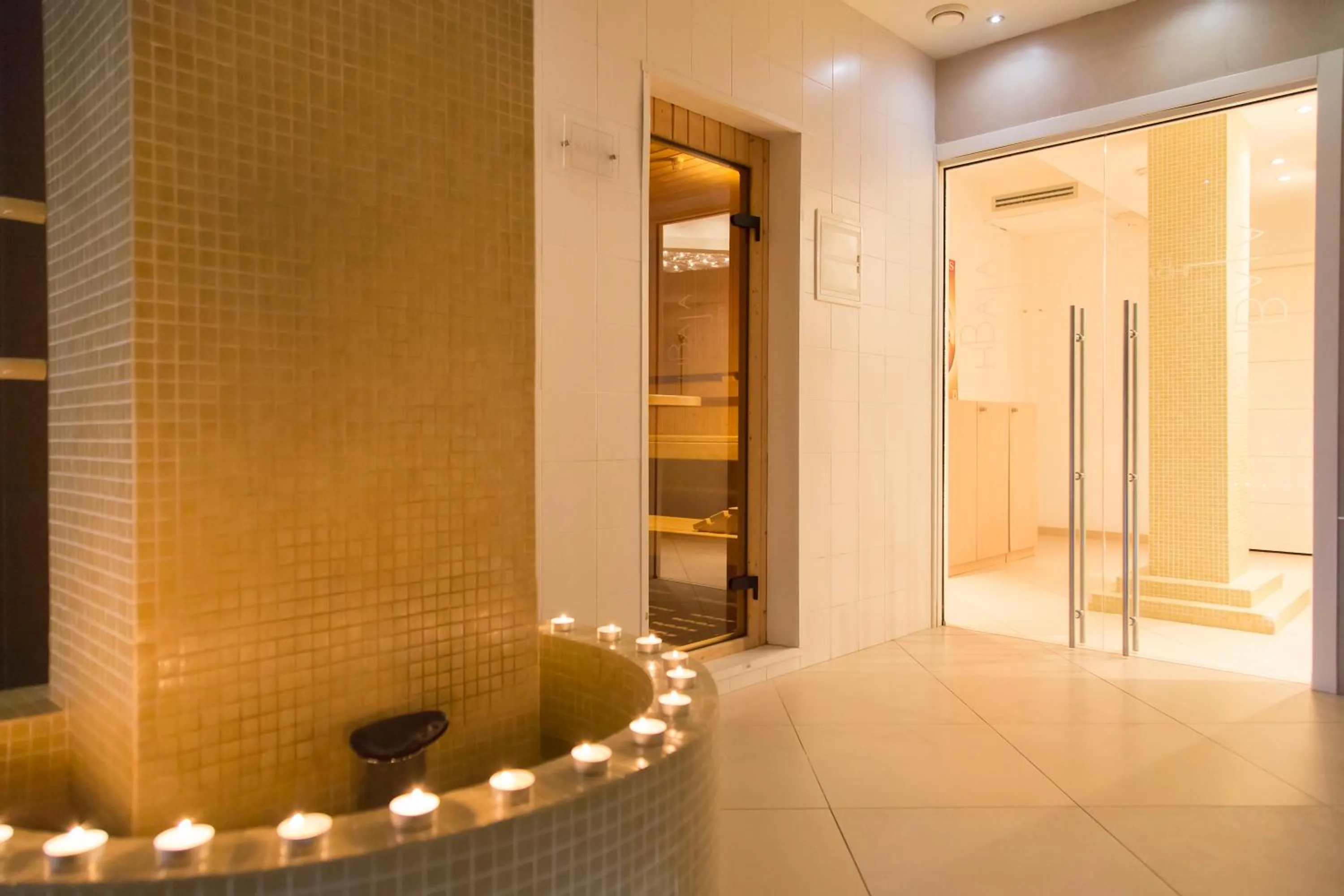 Sauna in AHR Baja Hotel & Spa Cannigione