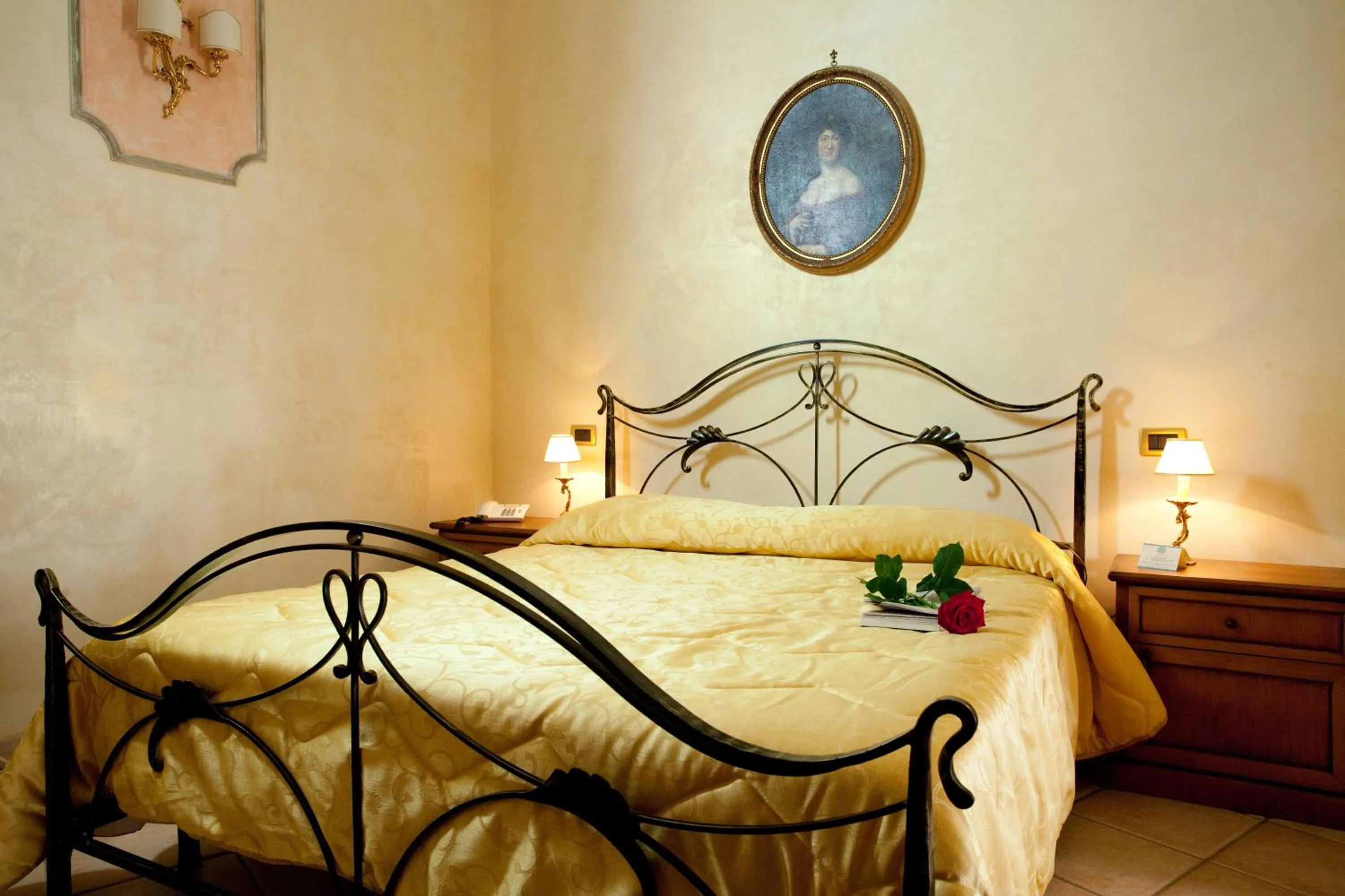 Bed in Hotel Villa Torre Antica