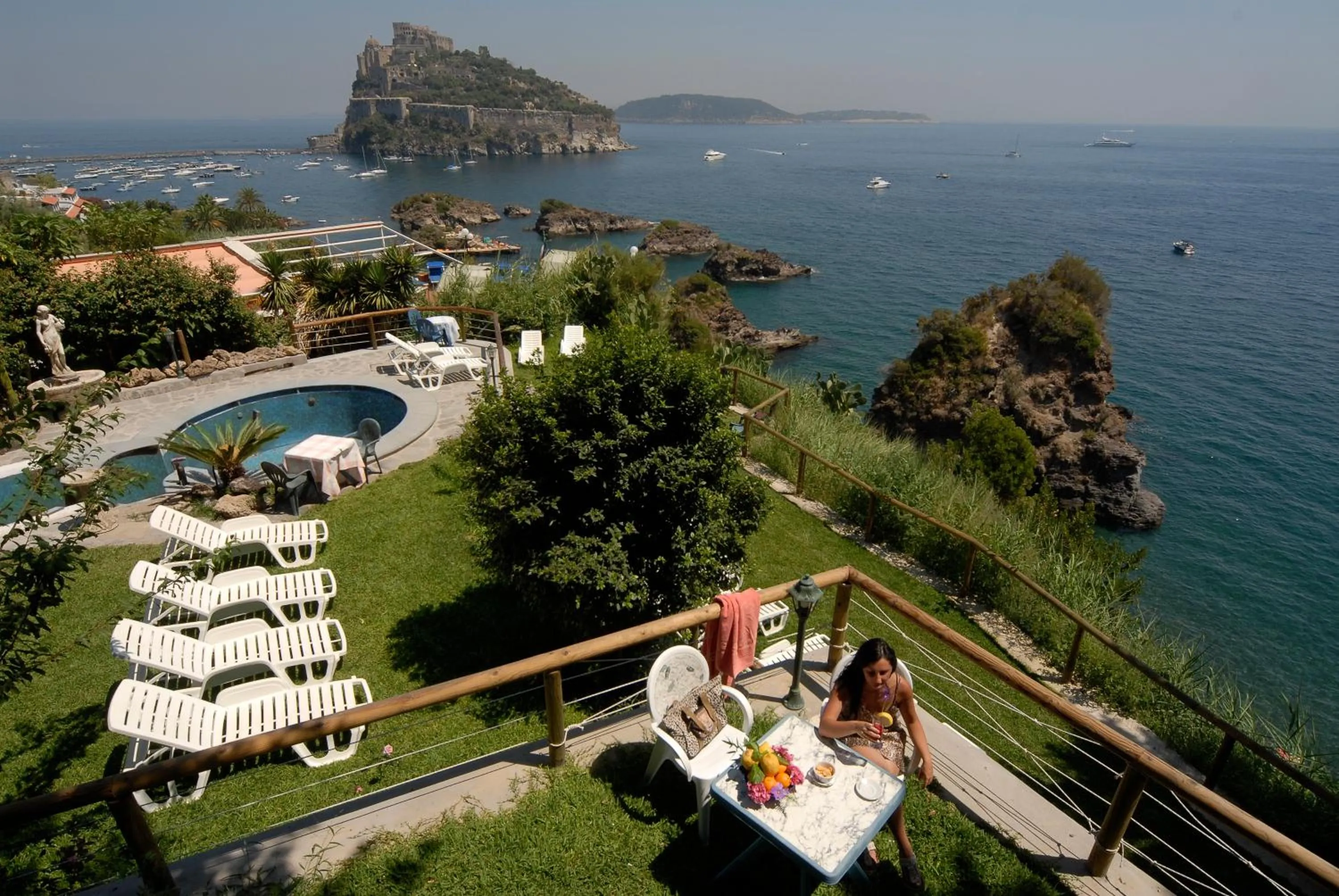 Balcony/Terrace in Hotel Giardino Delle Ninfe E La Fenice