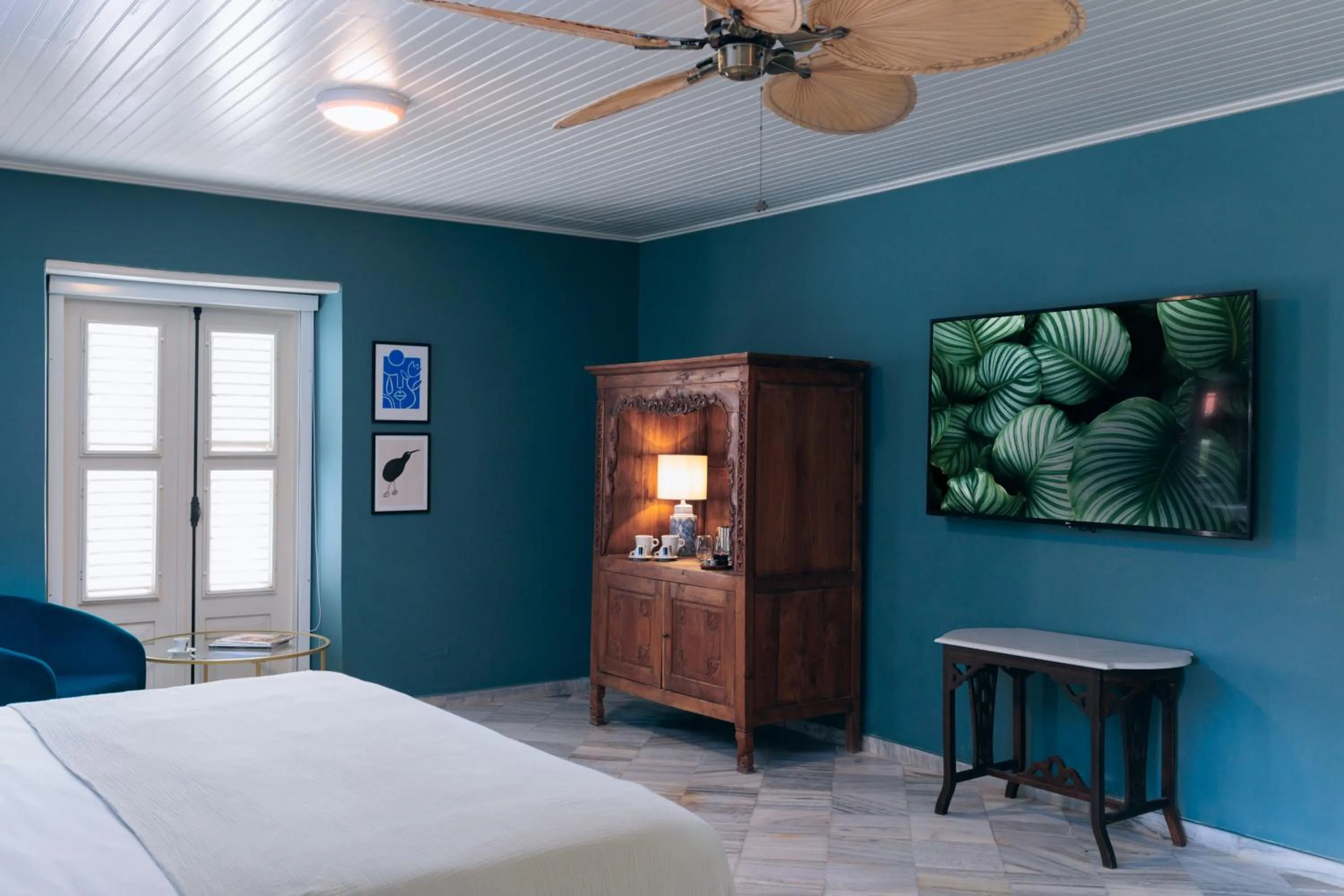 Bed in Kura Botanica Hotel