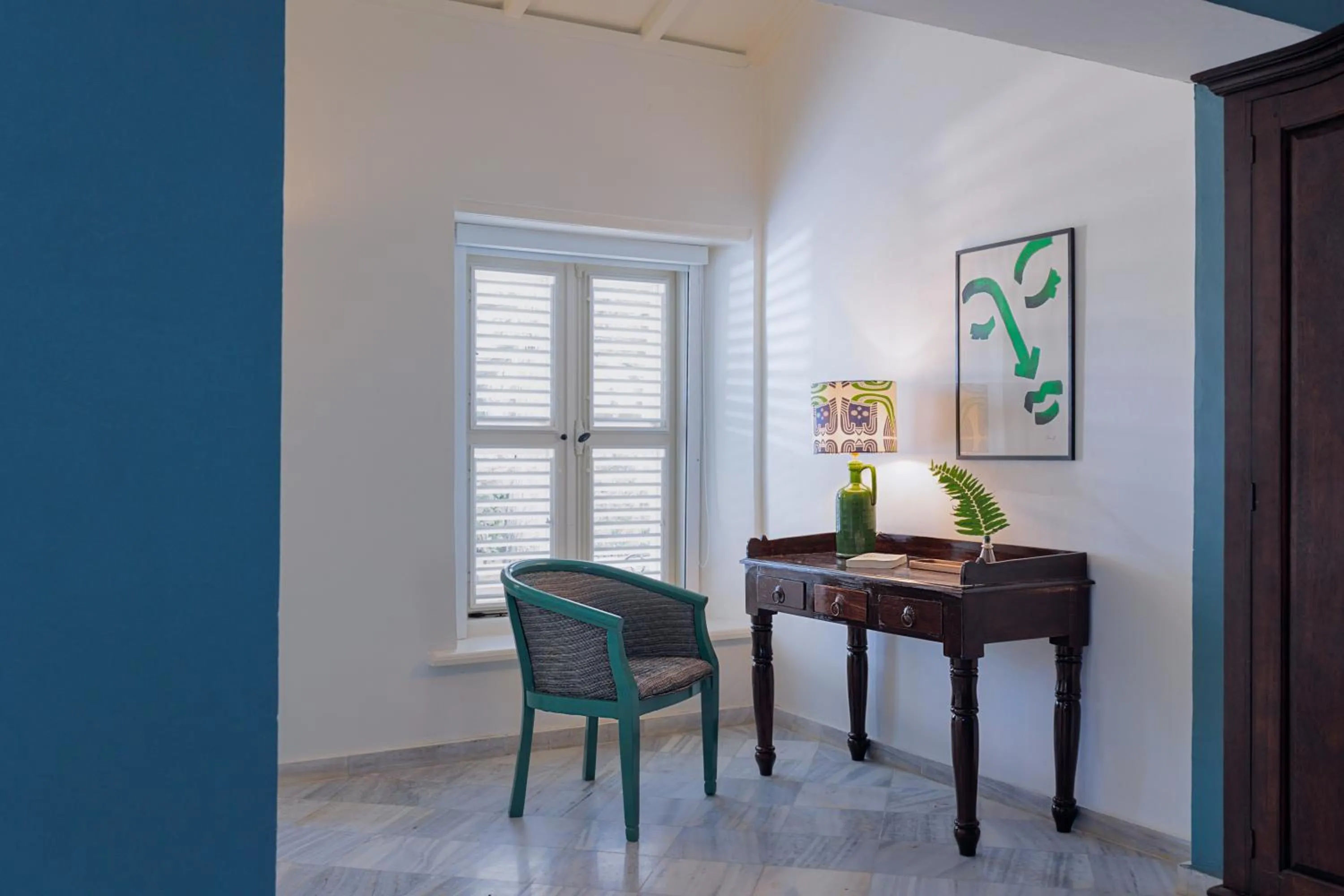 Decorative detail in Kura Botanica Hotel