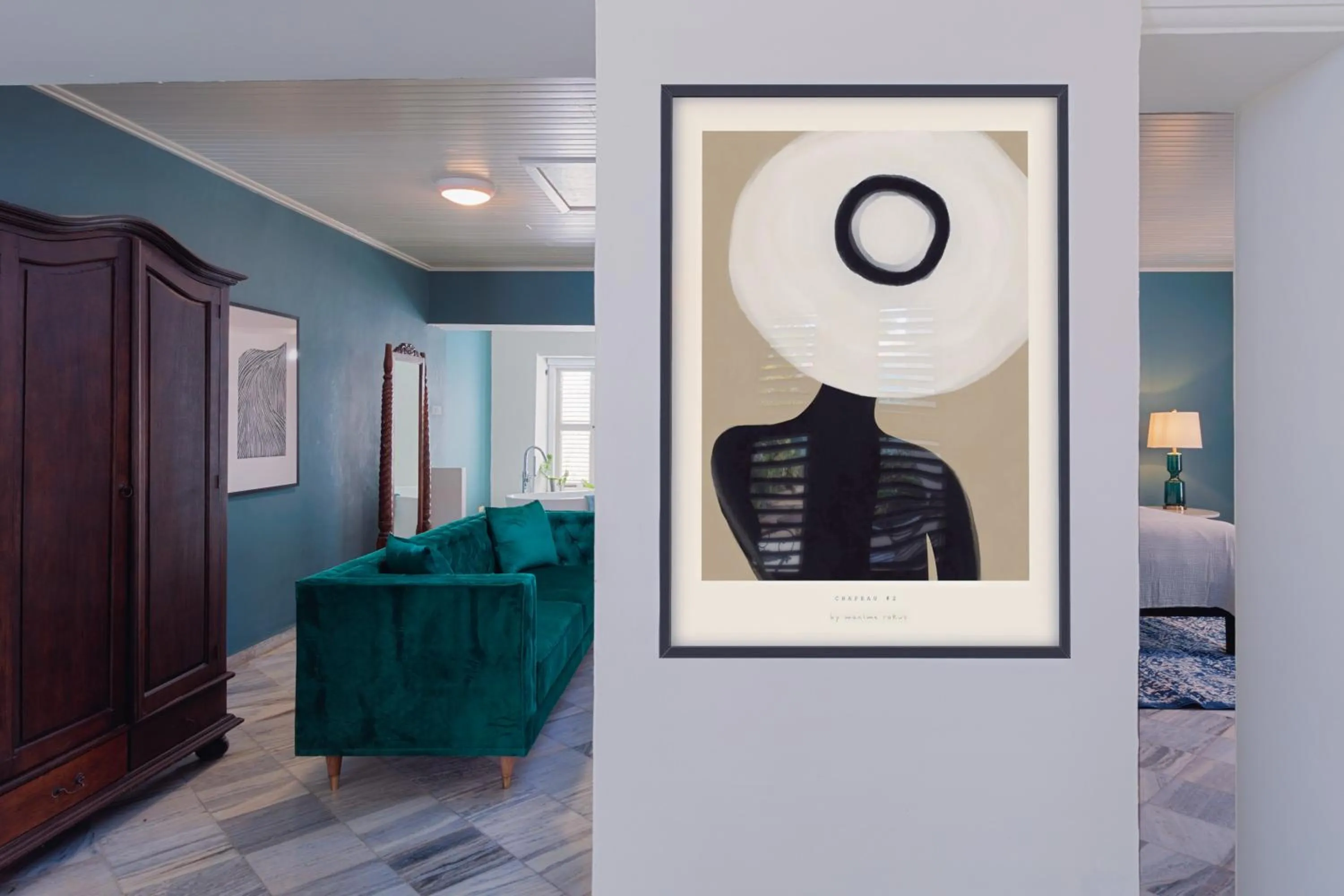 Living room in Kura Botanica Hotel