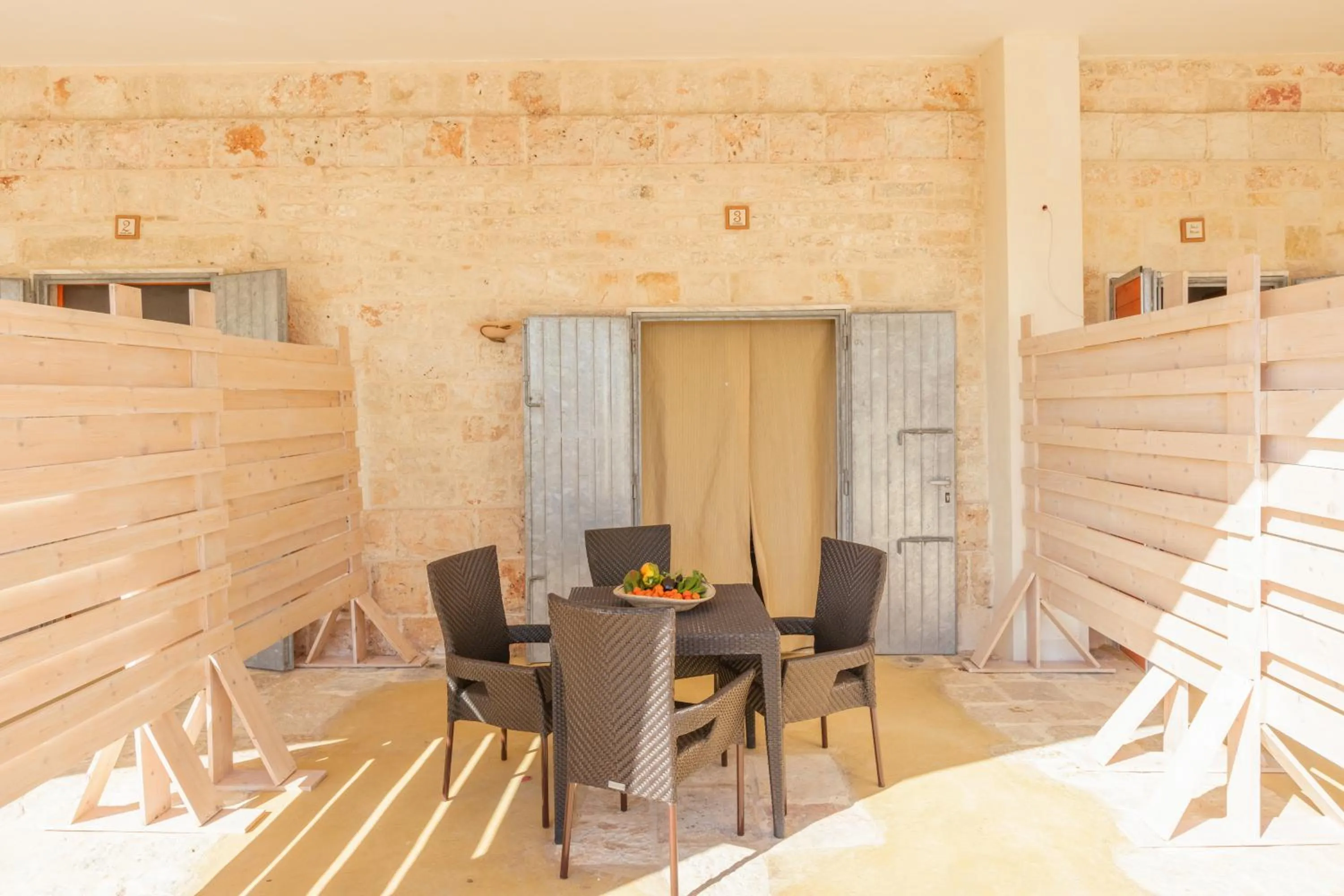 Patio in Casolare Lodedo