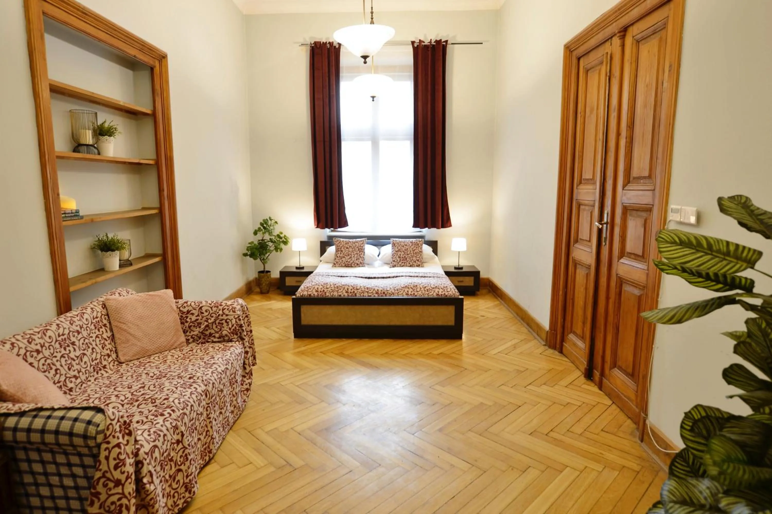 Bed in P&J Apartments Floriańska