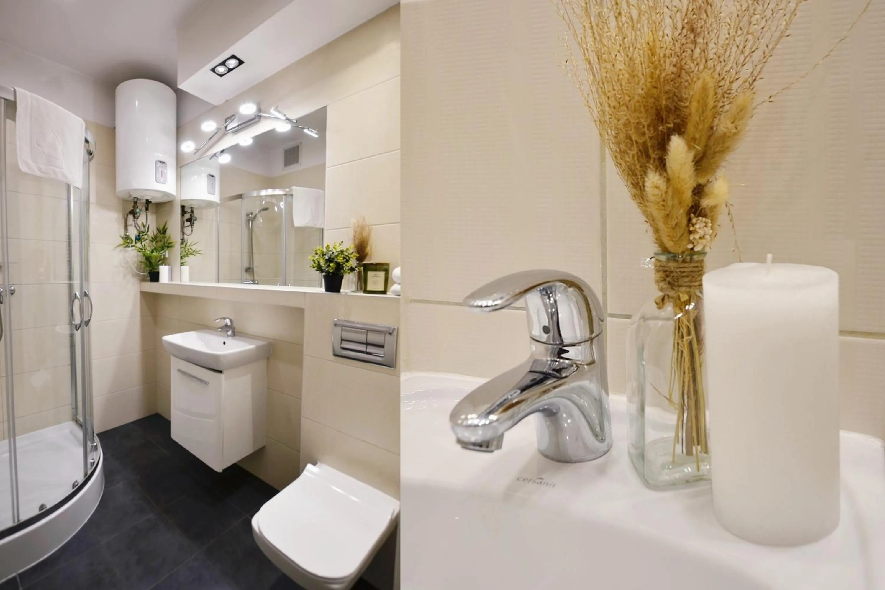 Bathroom in P&J Apartments Floriańska