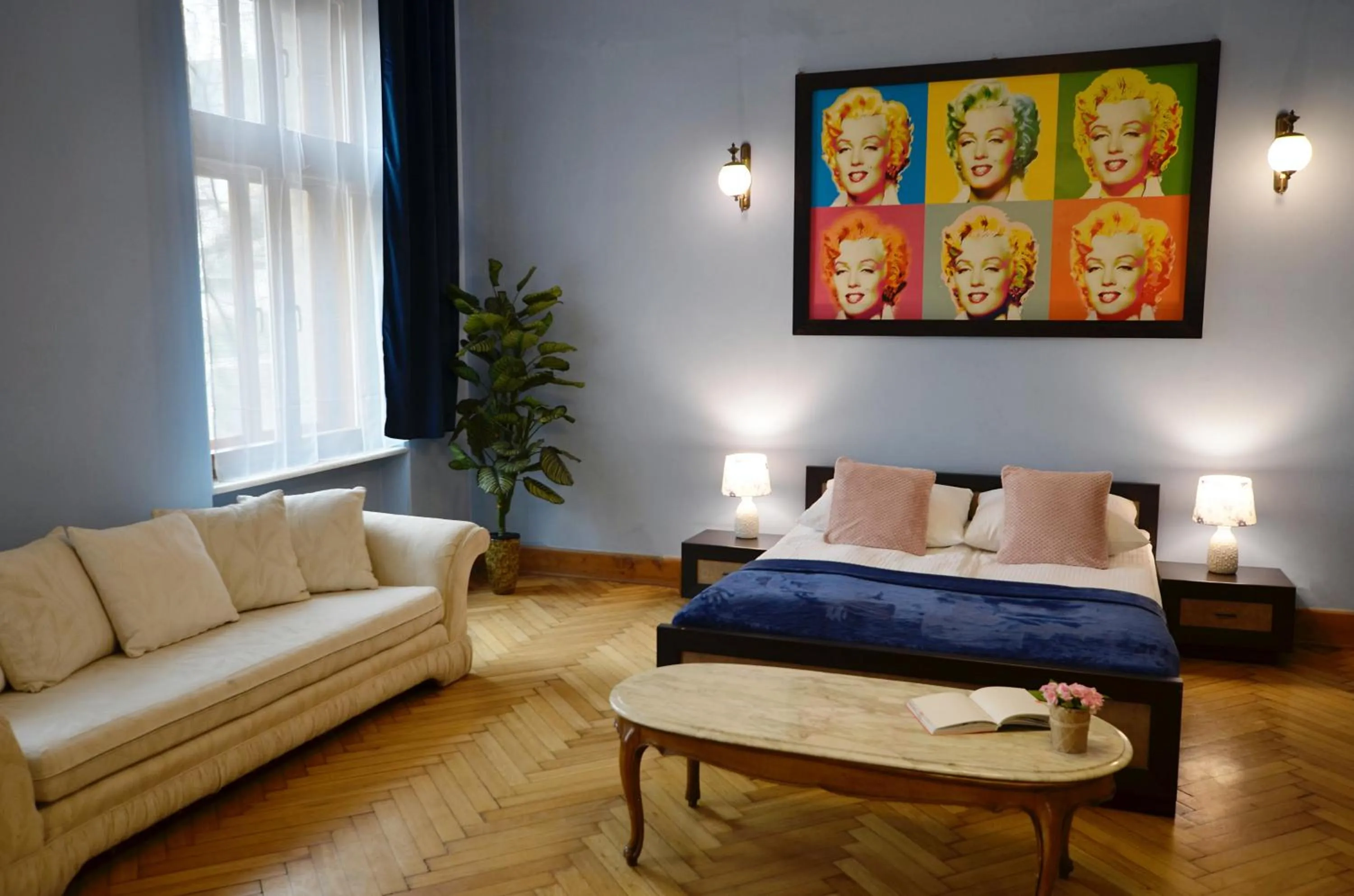 Bed in P&J Apartments Floriańska