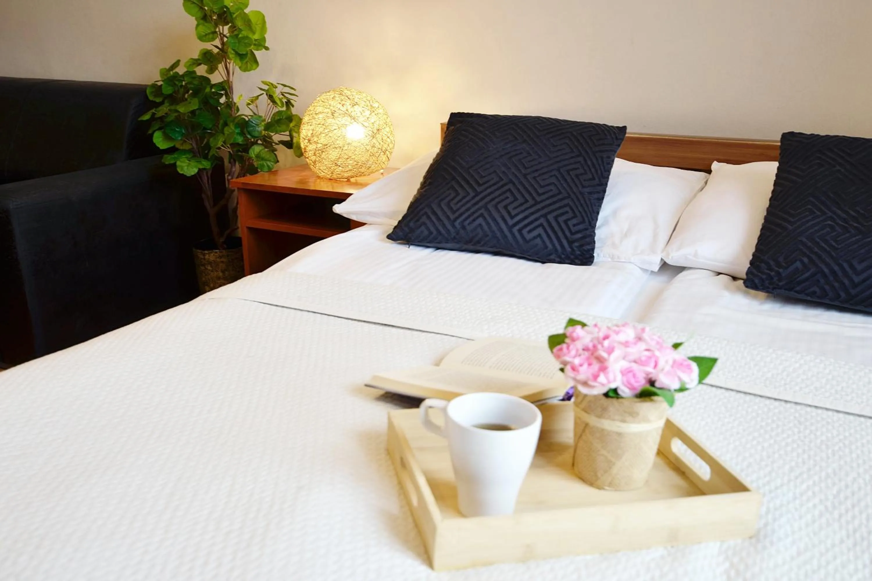 Bed in P&J Apartments Floriańska