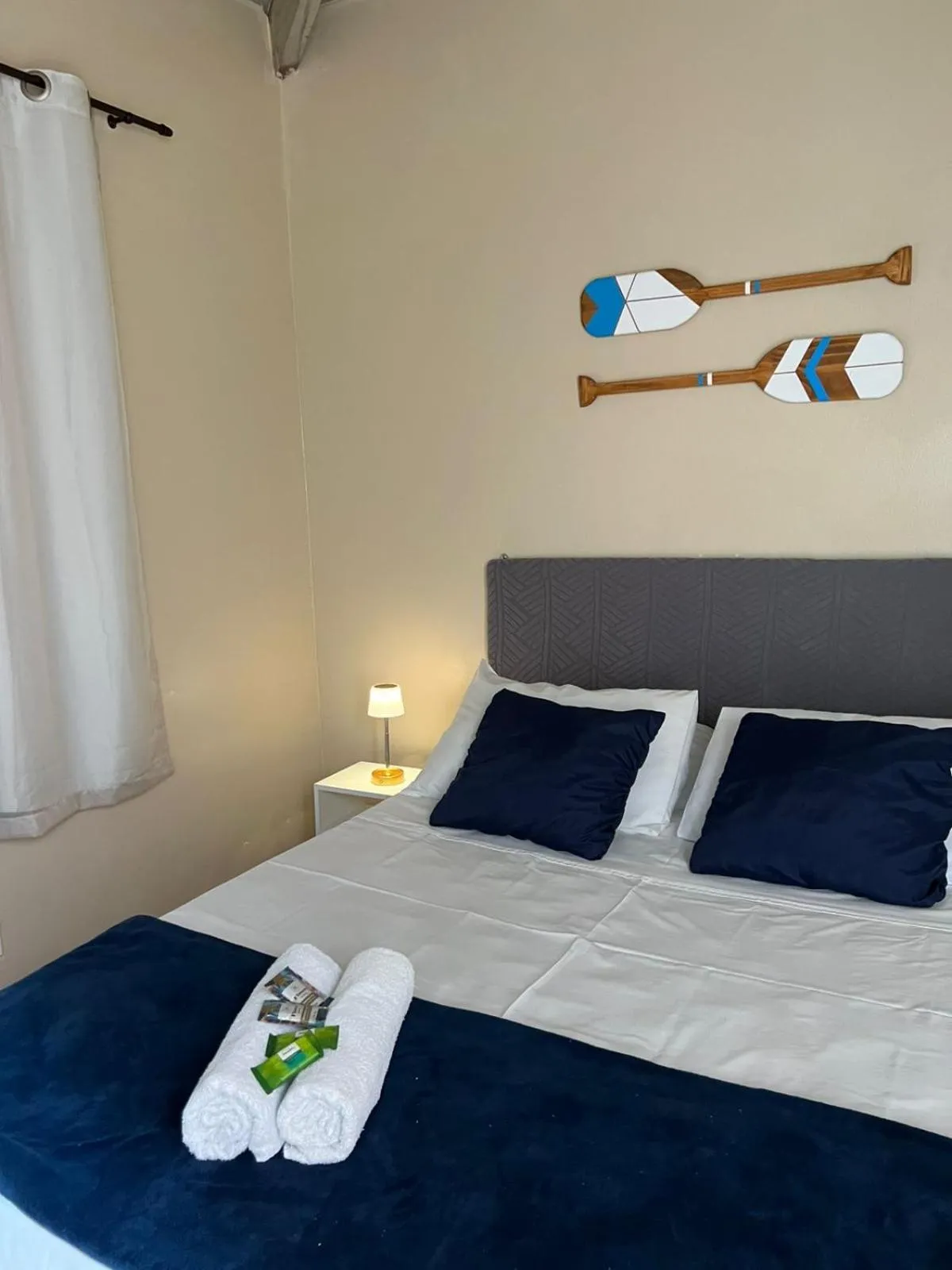 Bed in Pousada Casa Rosada Ilhabela