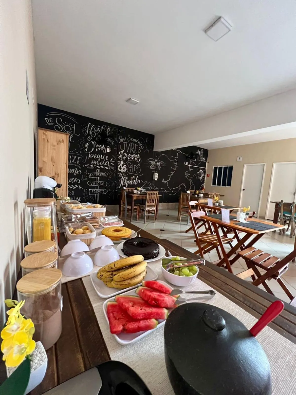 Breakfast in Pousada Casa Rosada Ilhabela