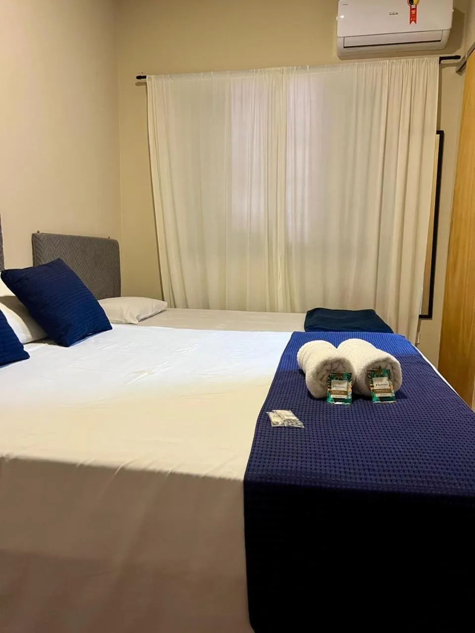 Bed in Pousada Casa Rosada Ilhabela