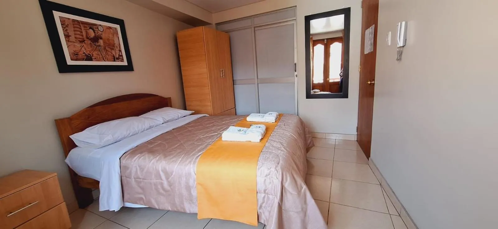 Bed in Illari Wari II-Hotel Sauna