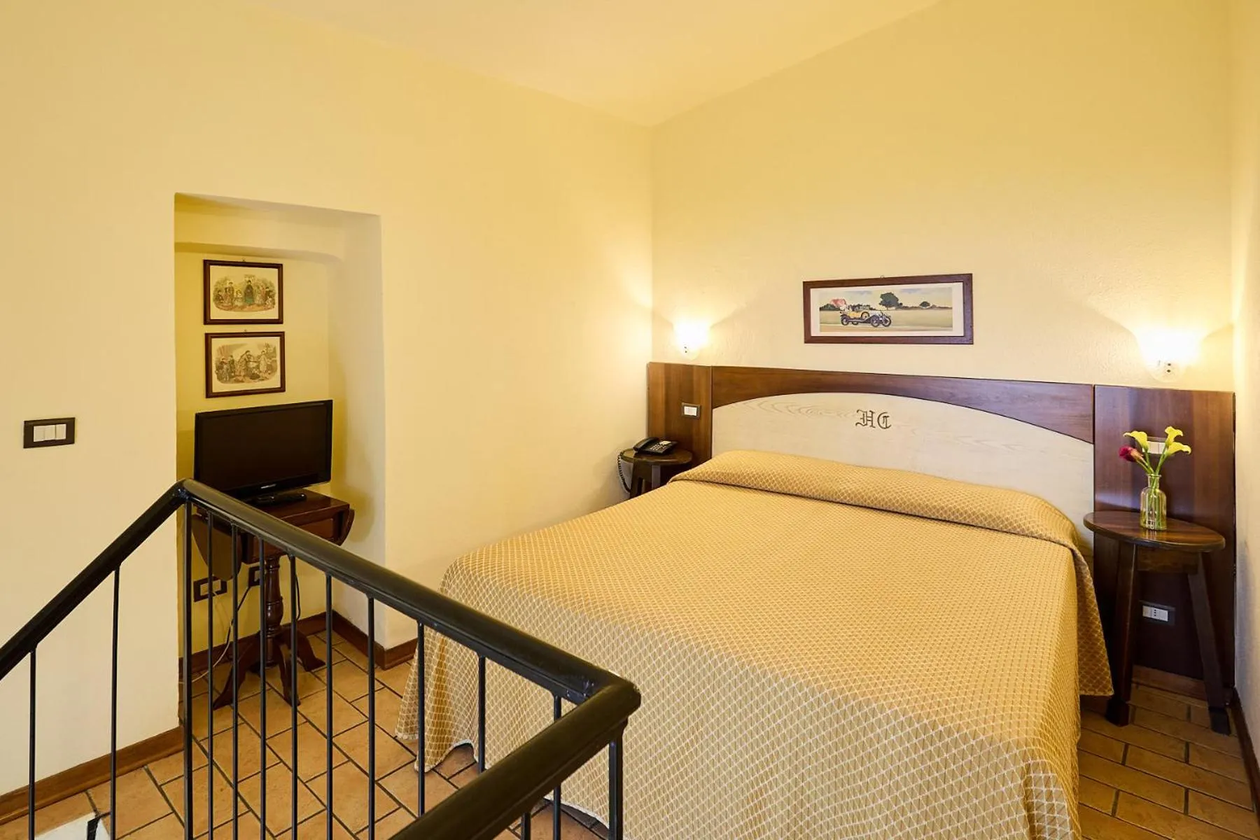 Bed in Hotel Dei Capitani