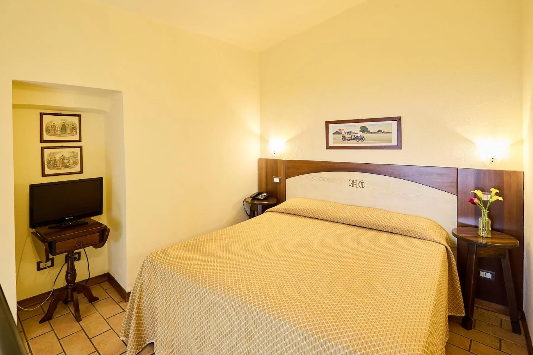 Bed in Hotel Dei Capitani