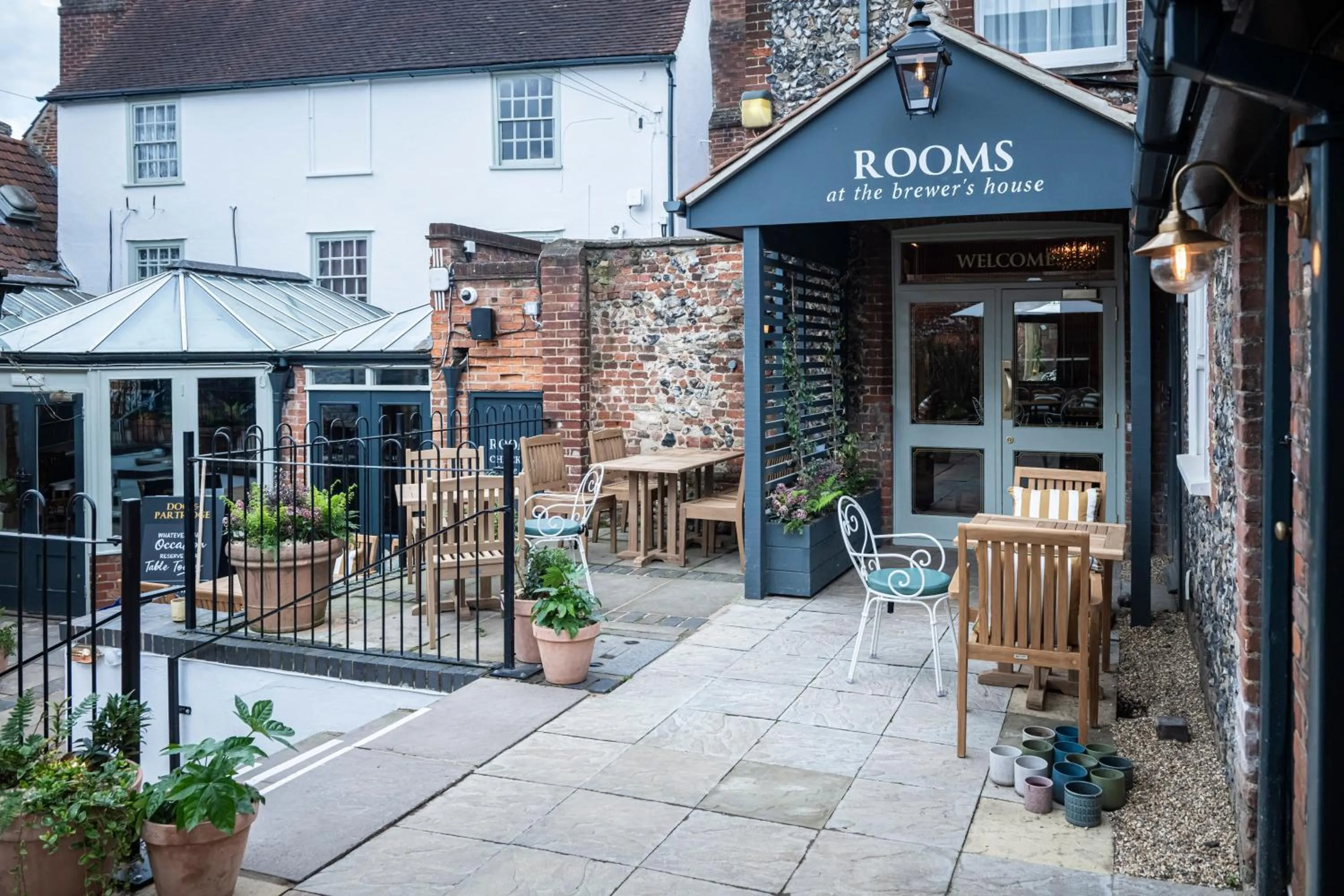 Garden in Dog and Partridge by Greene King Inns