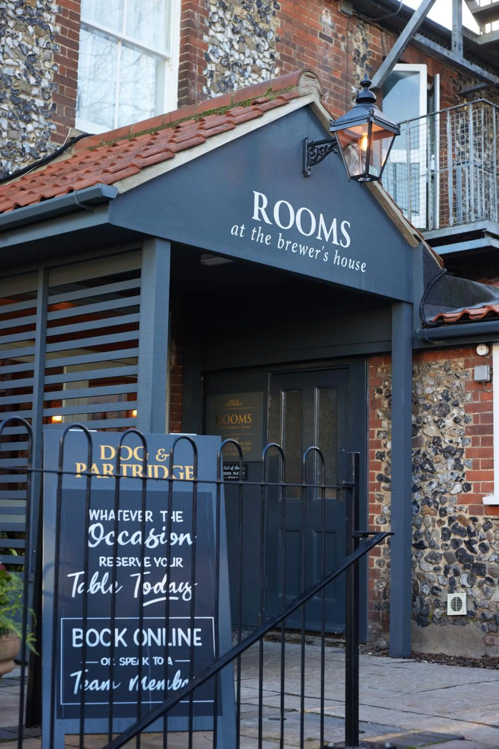 Facade/entrance in Dog and Partridge by Greene King Inns